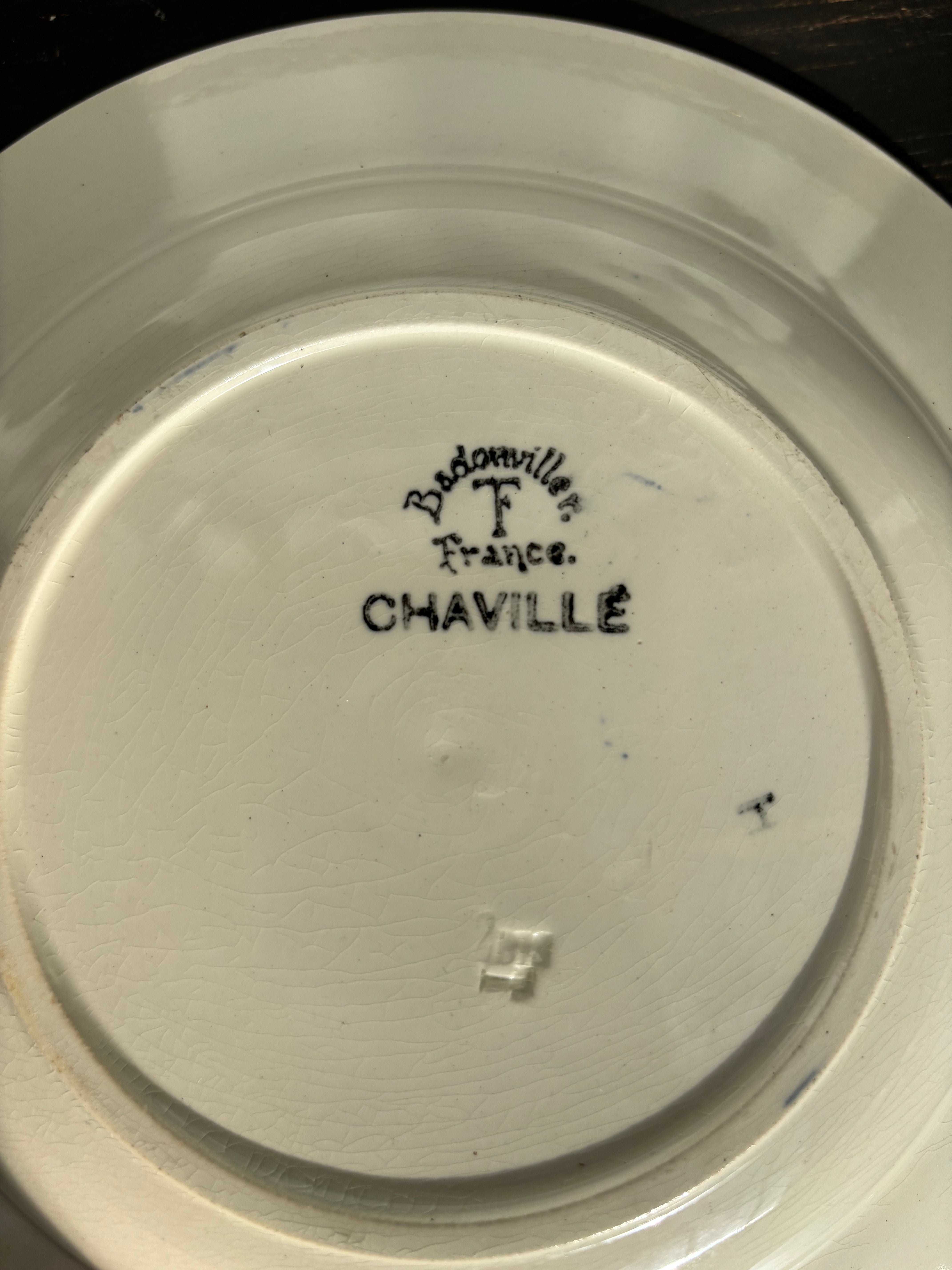 Franske dybe tallerkener, Ø 23,5 cm - 8 stk.
