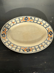 Fransk ovalt fad, 31 x 23 cm.