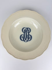 Dybe franske tallerkener, Ø26 cm - 6 stk.