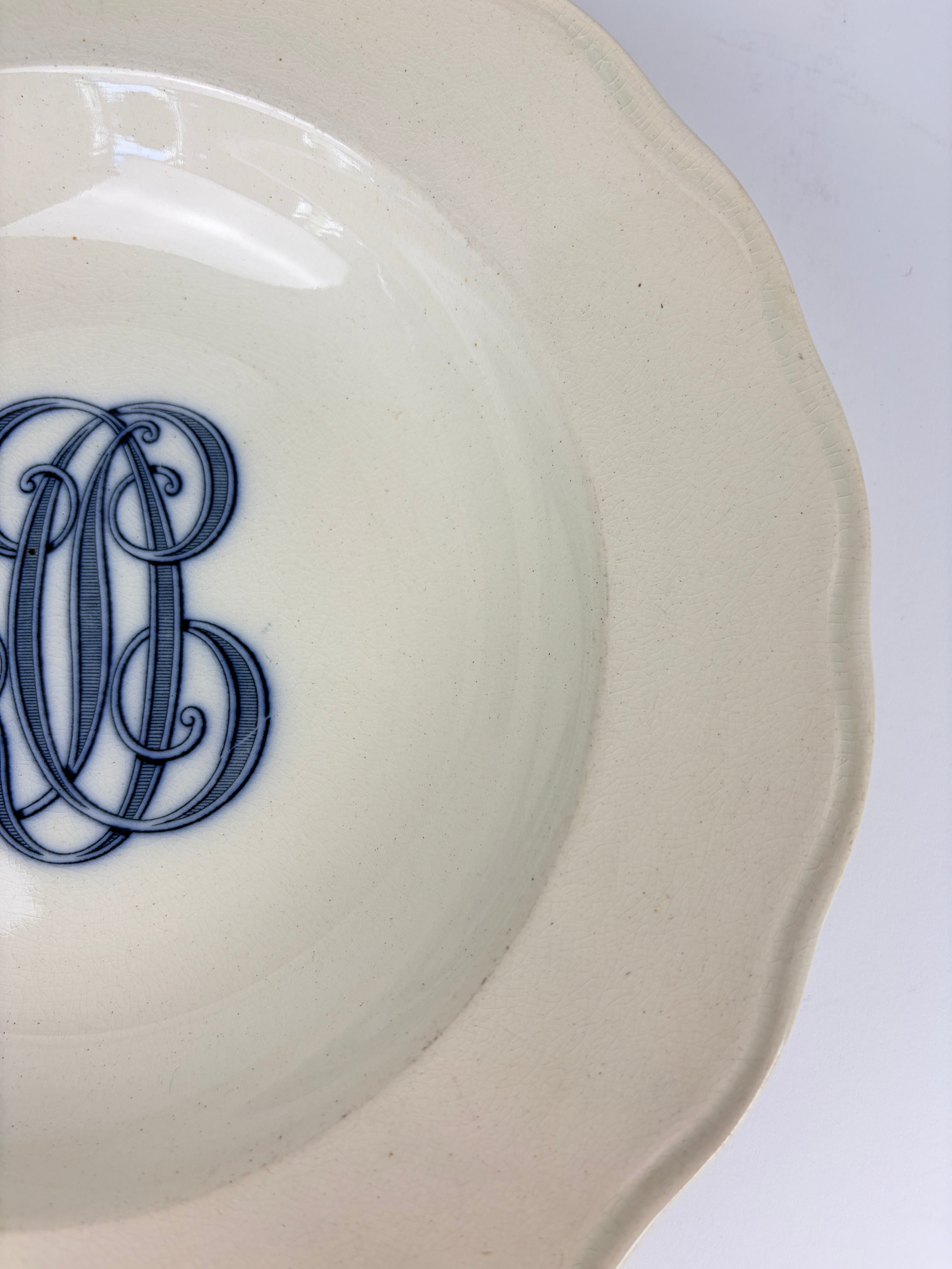 Dybe franske tallerkener, Ø26 cm - 6 stk.