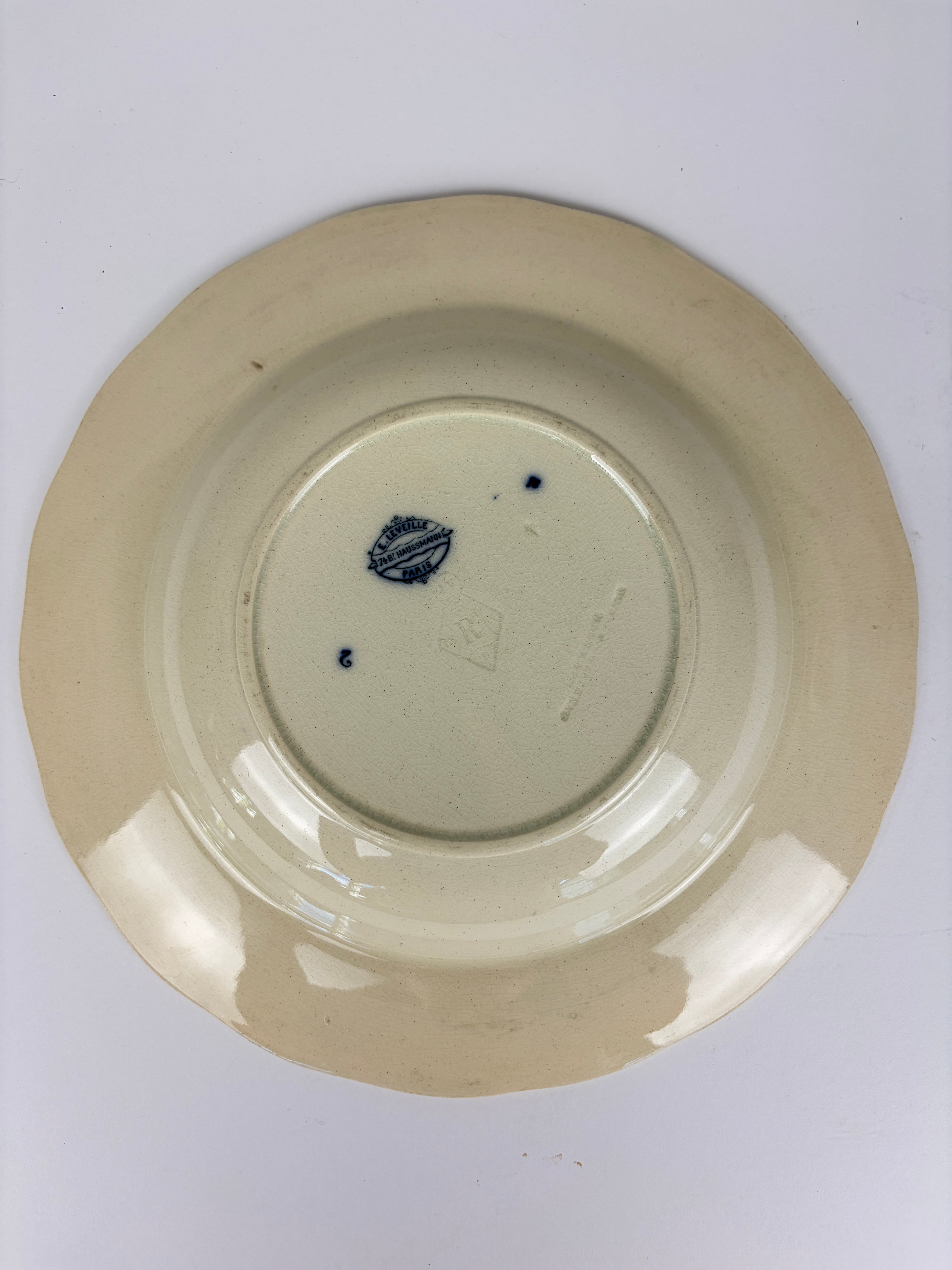 Dybe franske tallerkener, Ø26 cm - 6 stk.
