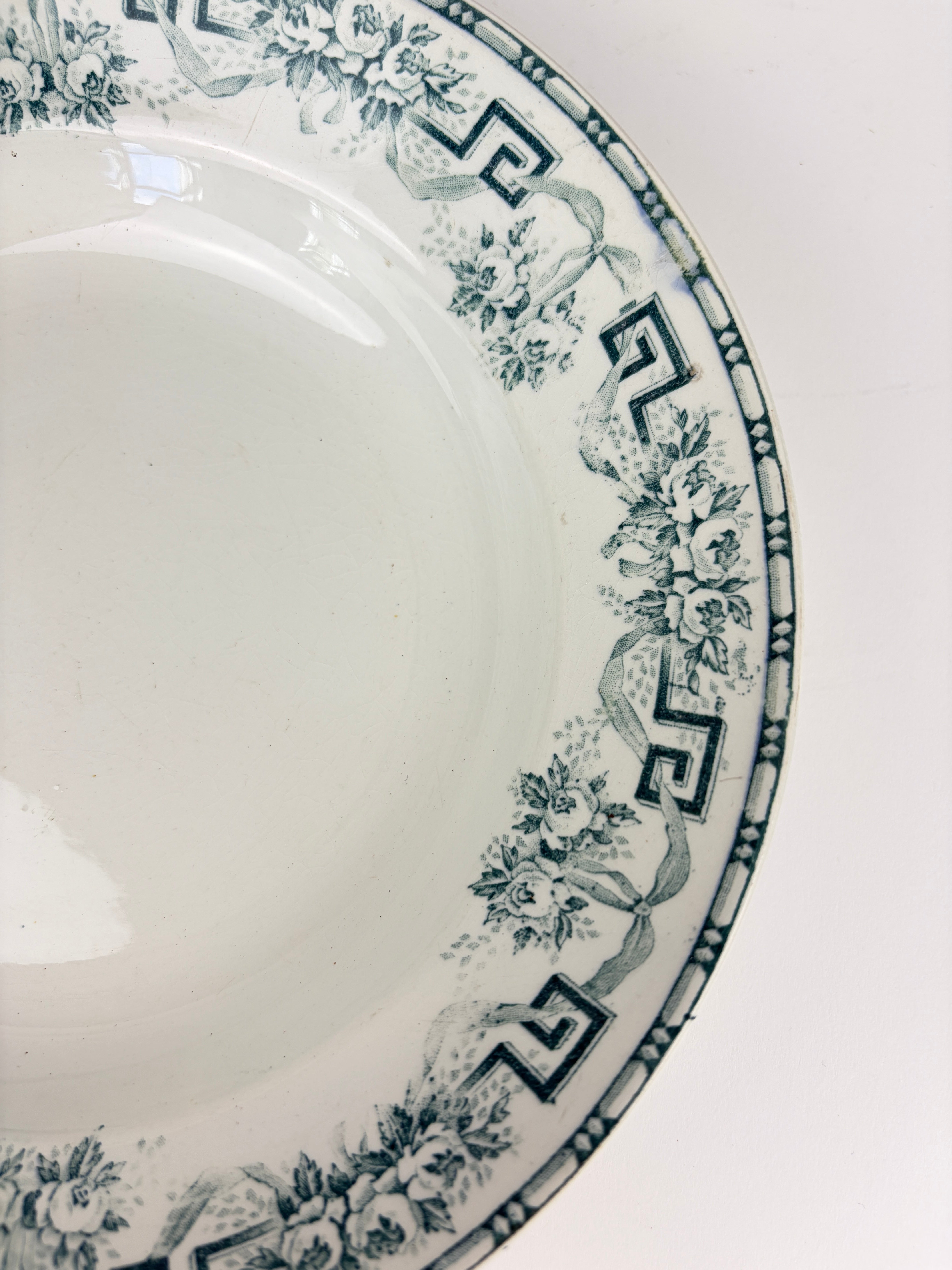 Dybe franske tallerkener, Ø23,5 cm - 6 stk