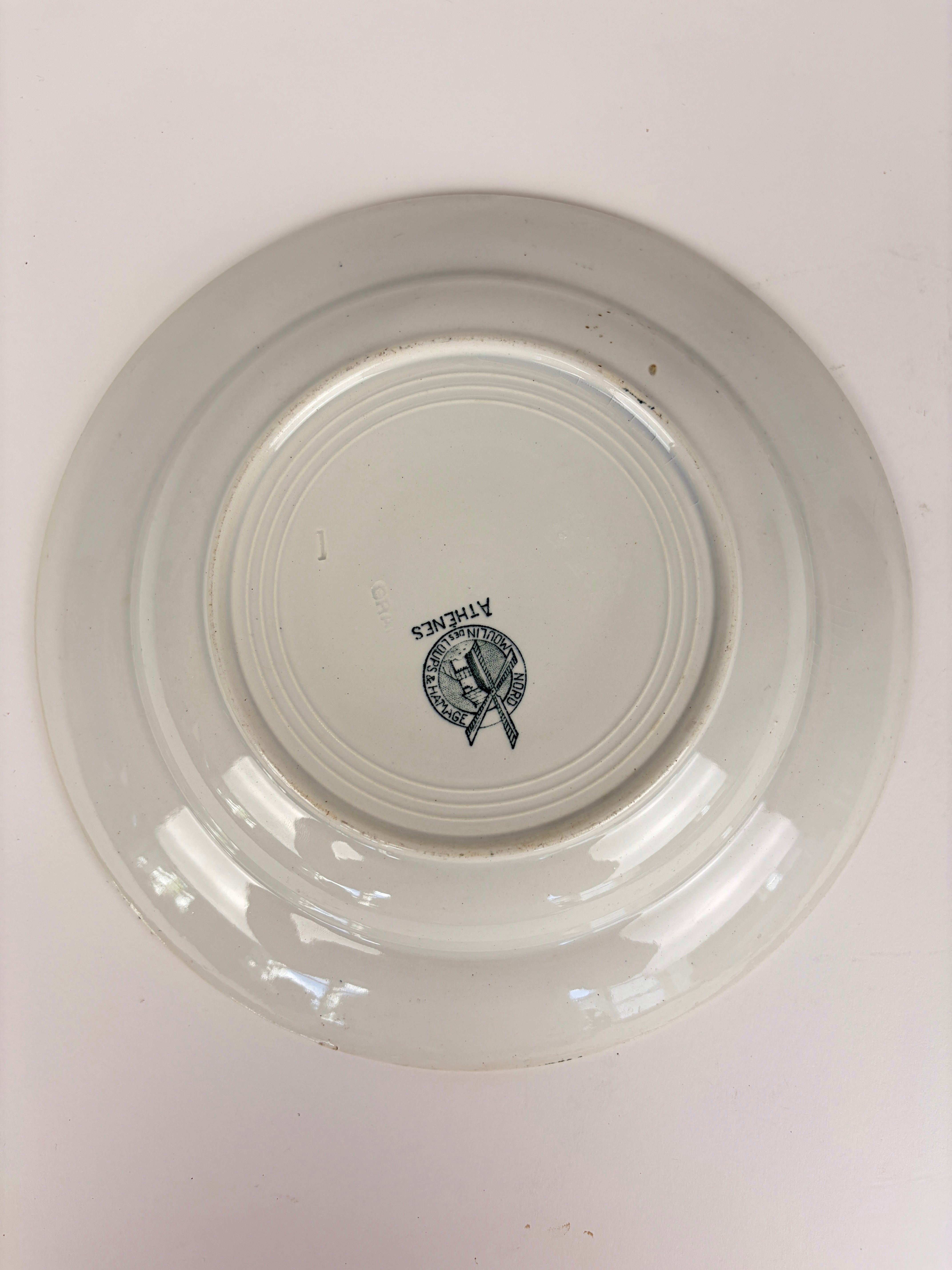 Dybe franske tallerkener, Ø23,5 cm - 6 stk