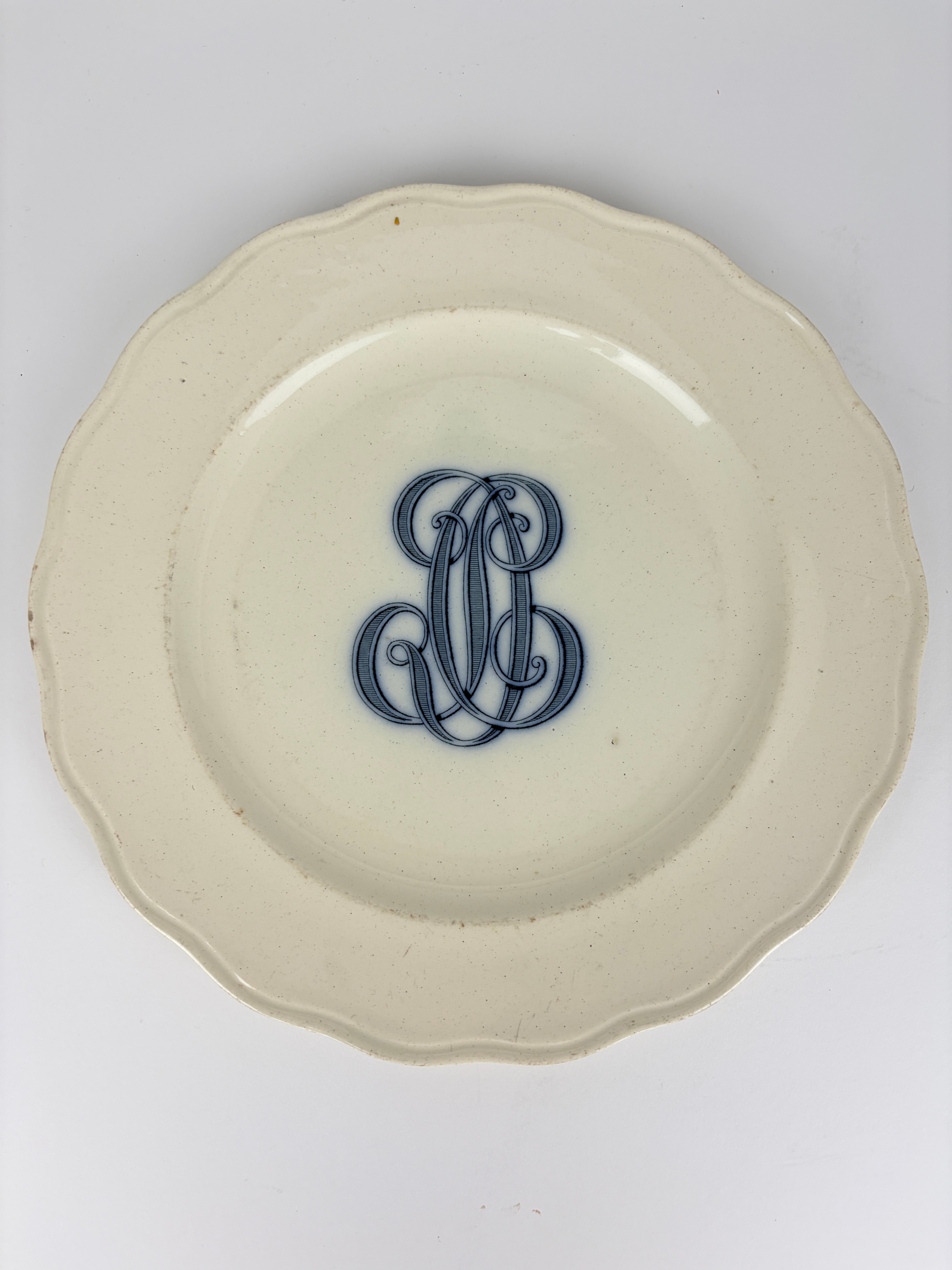 Franske tallerkener, Ø25,5 cm - 6 stk