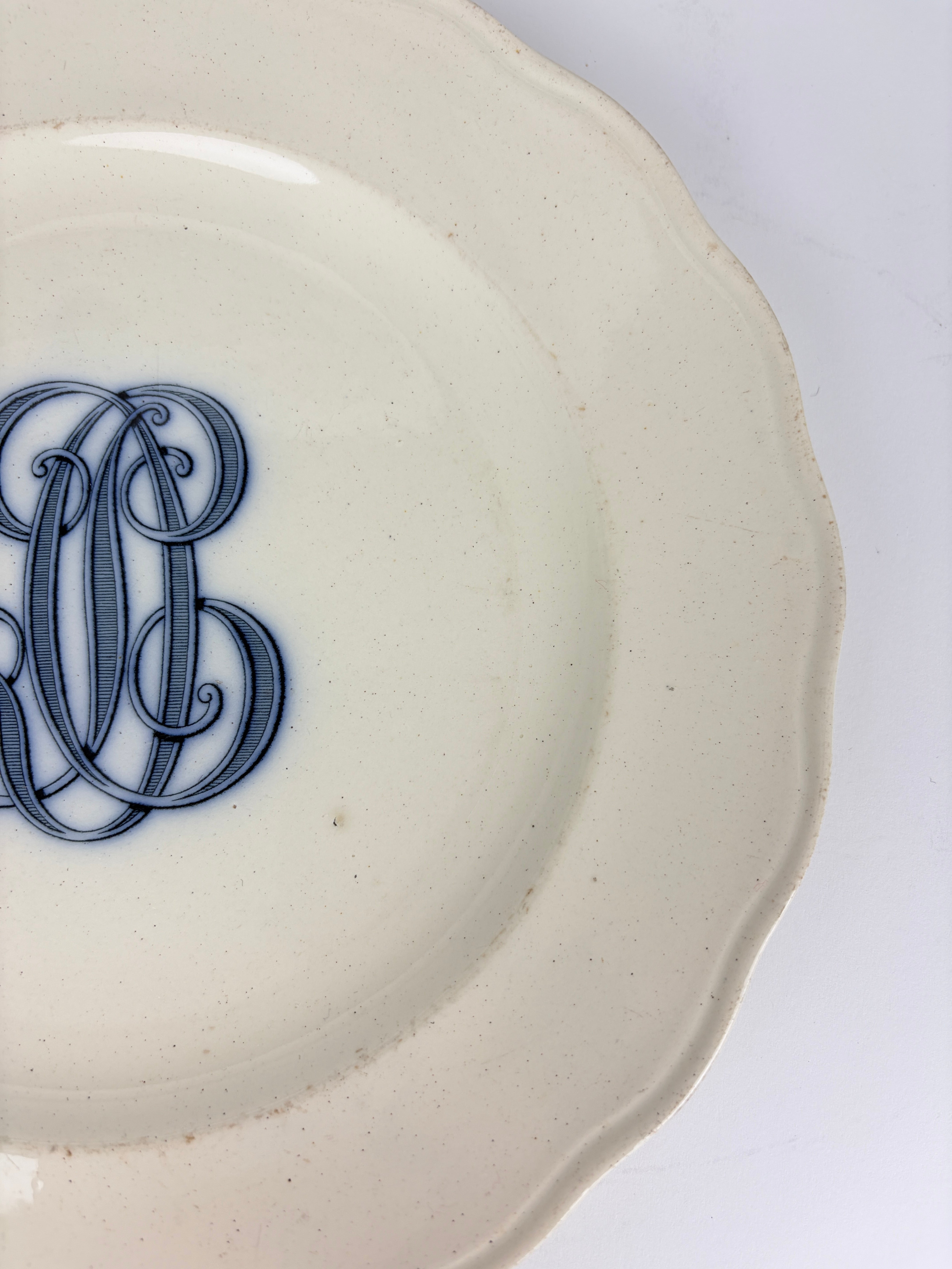 Franske tallerkener, Ø25,5 cm - 6 stk