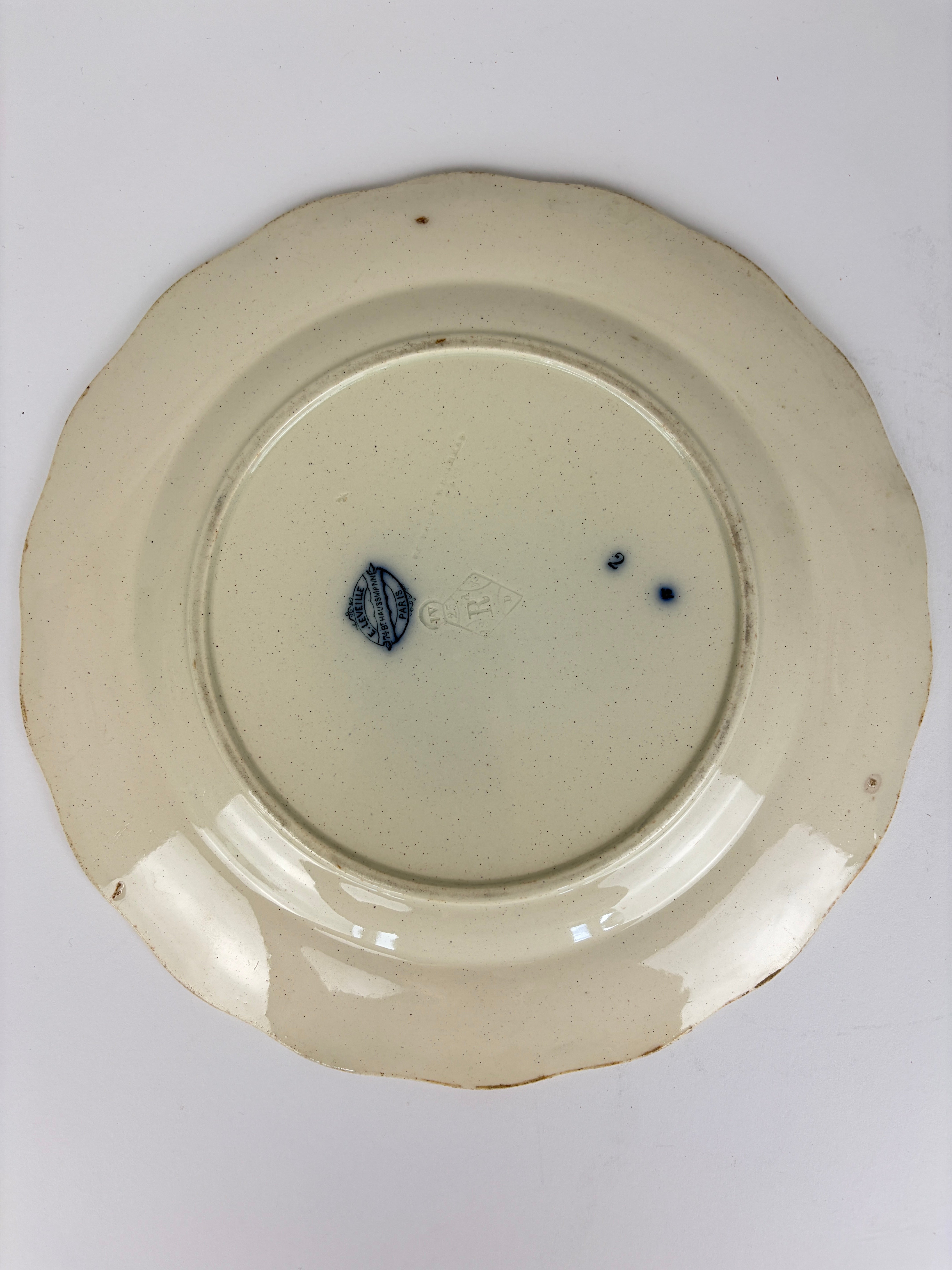 Franske tallerkener, Ø25,5 cm - 6 stk