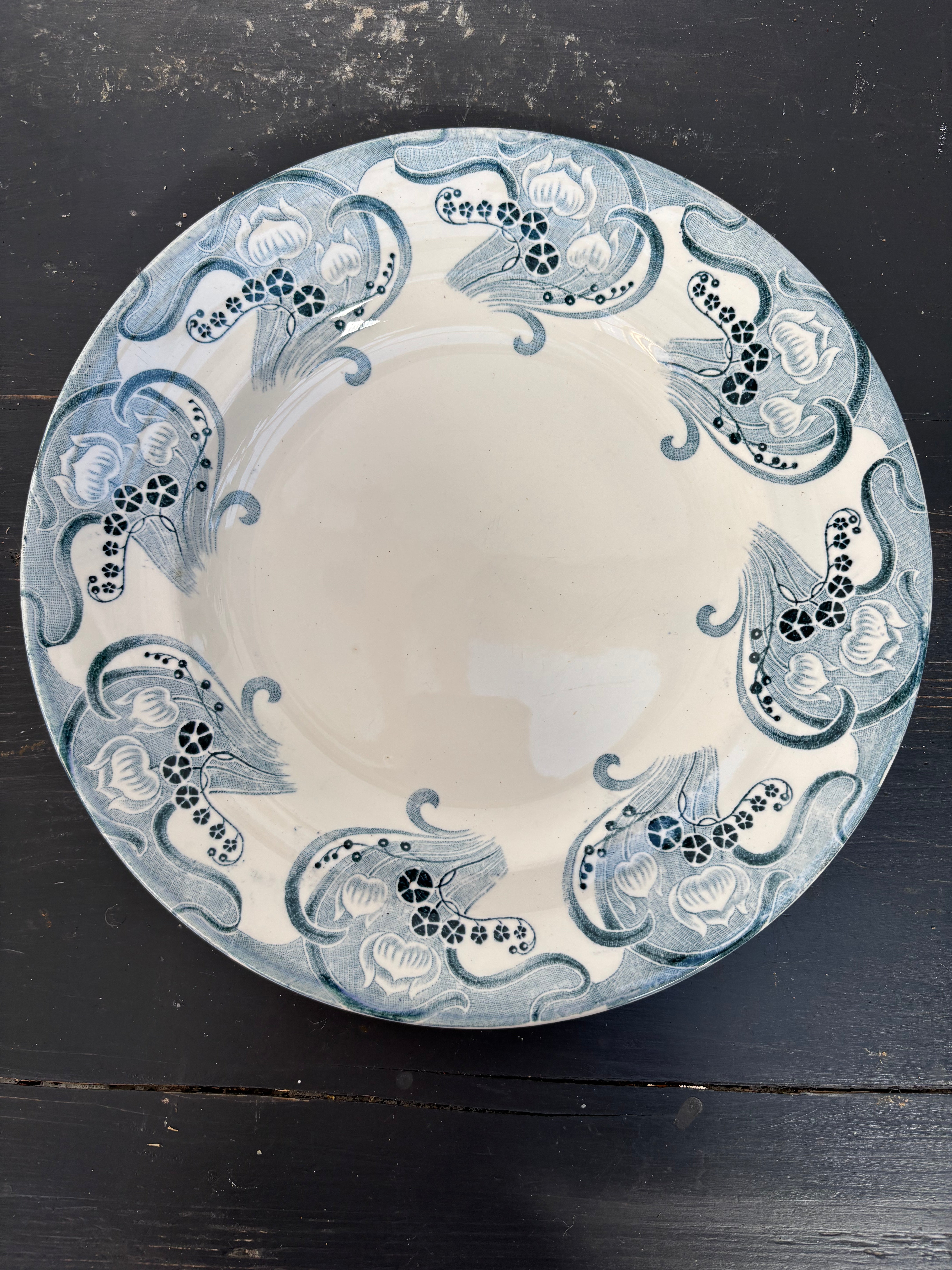Fransk tallerken, Ø24 cm. - 6 stk.