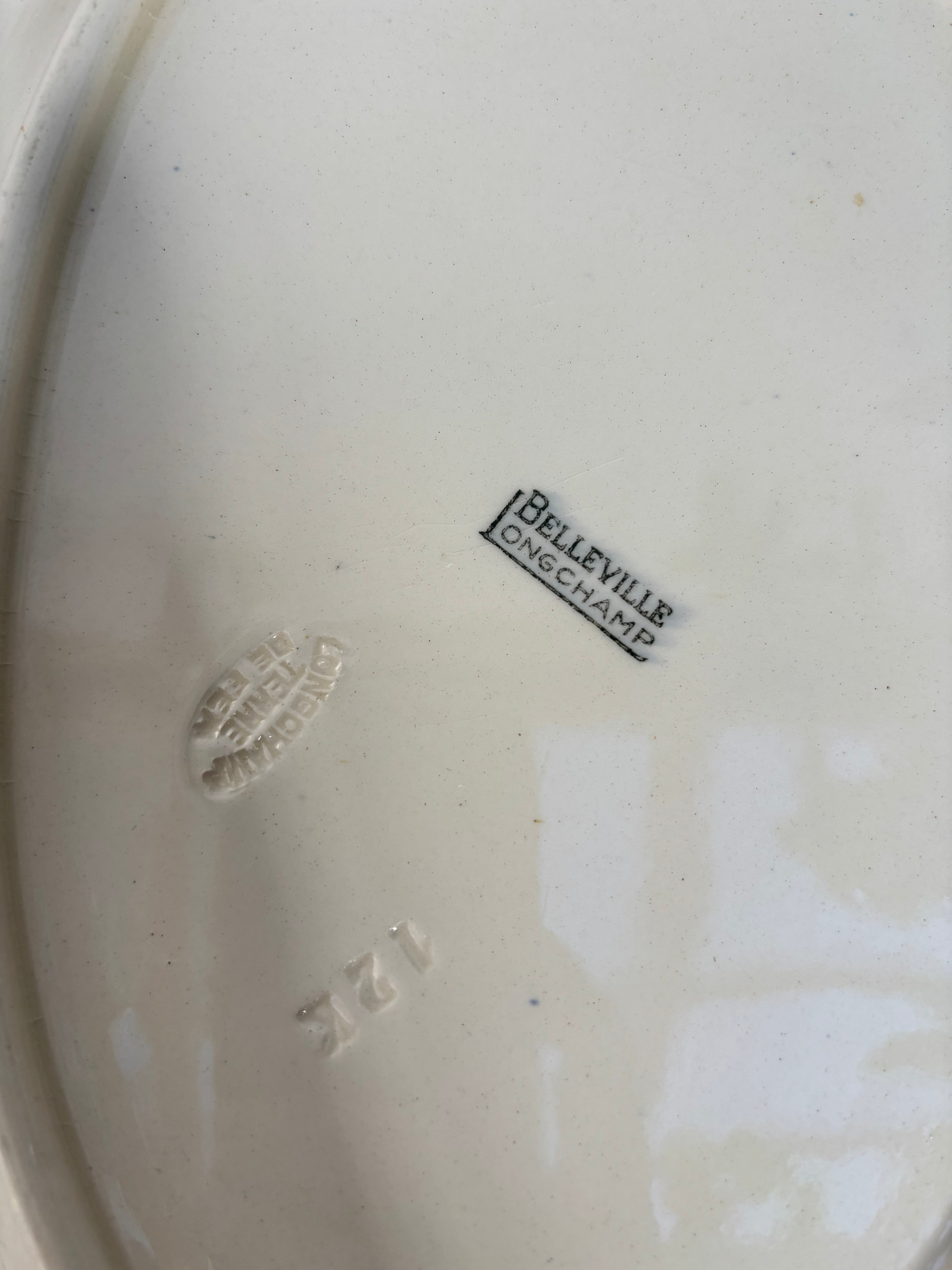 Fransk dyb tallerken, Ø24,5 cm. - 6 stk.