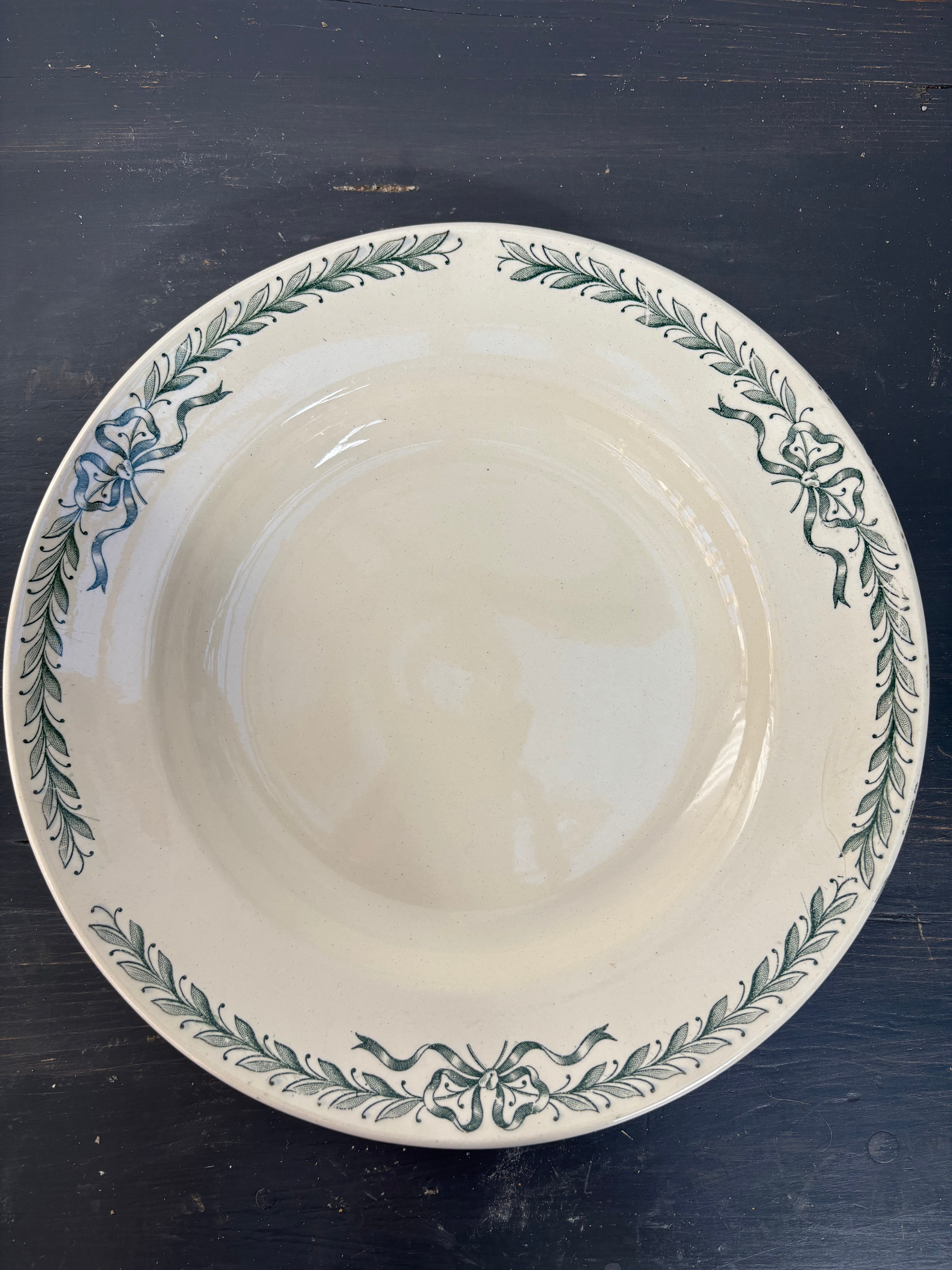 Fransk dyb tallerken, Ø24,5 cm. - 6 stk.