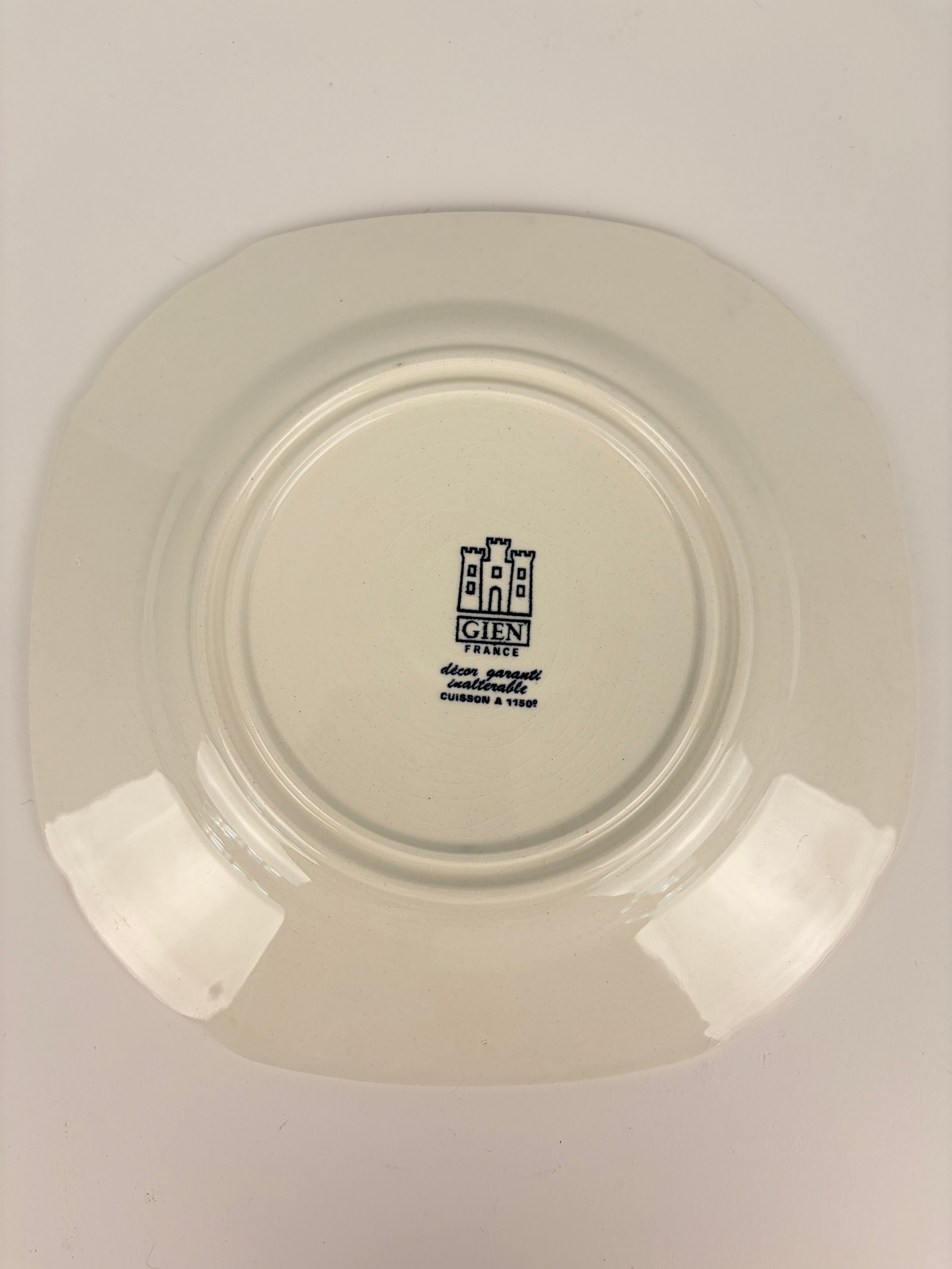 Franske tallerkener, Ø20 cm - 6 stk.
