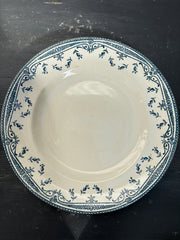 Fransk tallerken, Ø23,5 cm. - 6 stk.