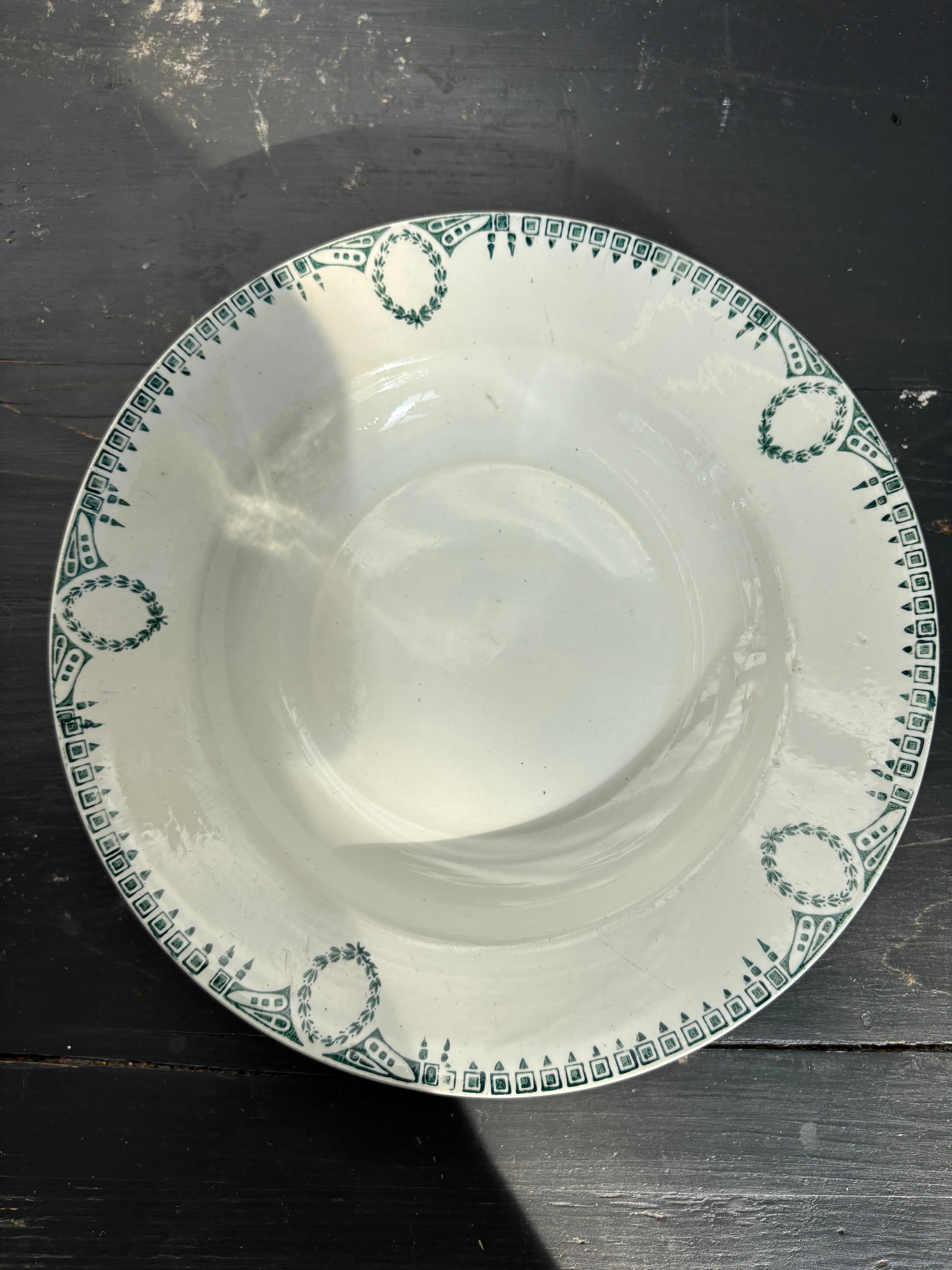 Fransk dyb tallerken, Ø22 cm. - 6 stk.