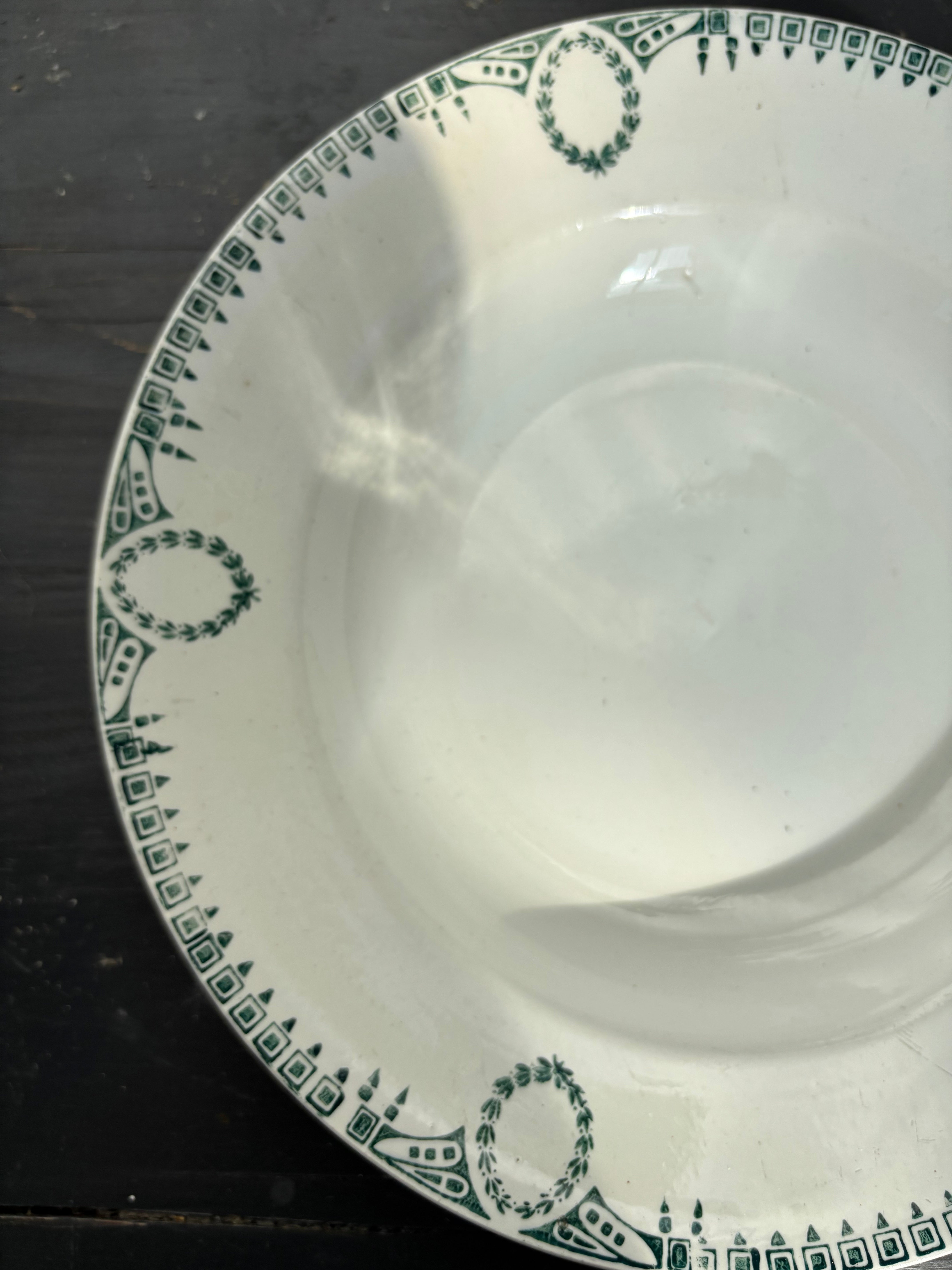 Fransk dyb tallerken, Ø22 cm. - 6 stk.
