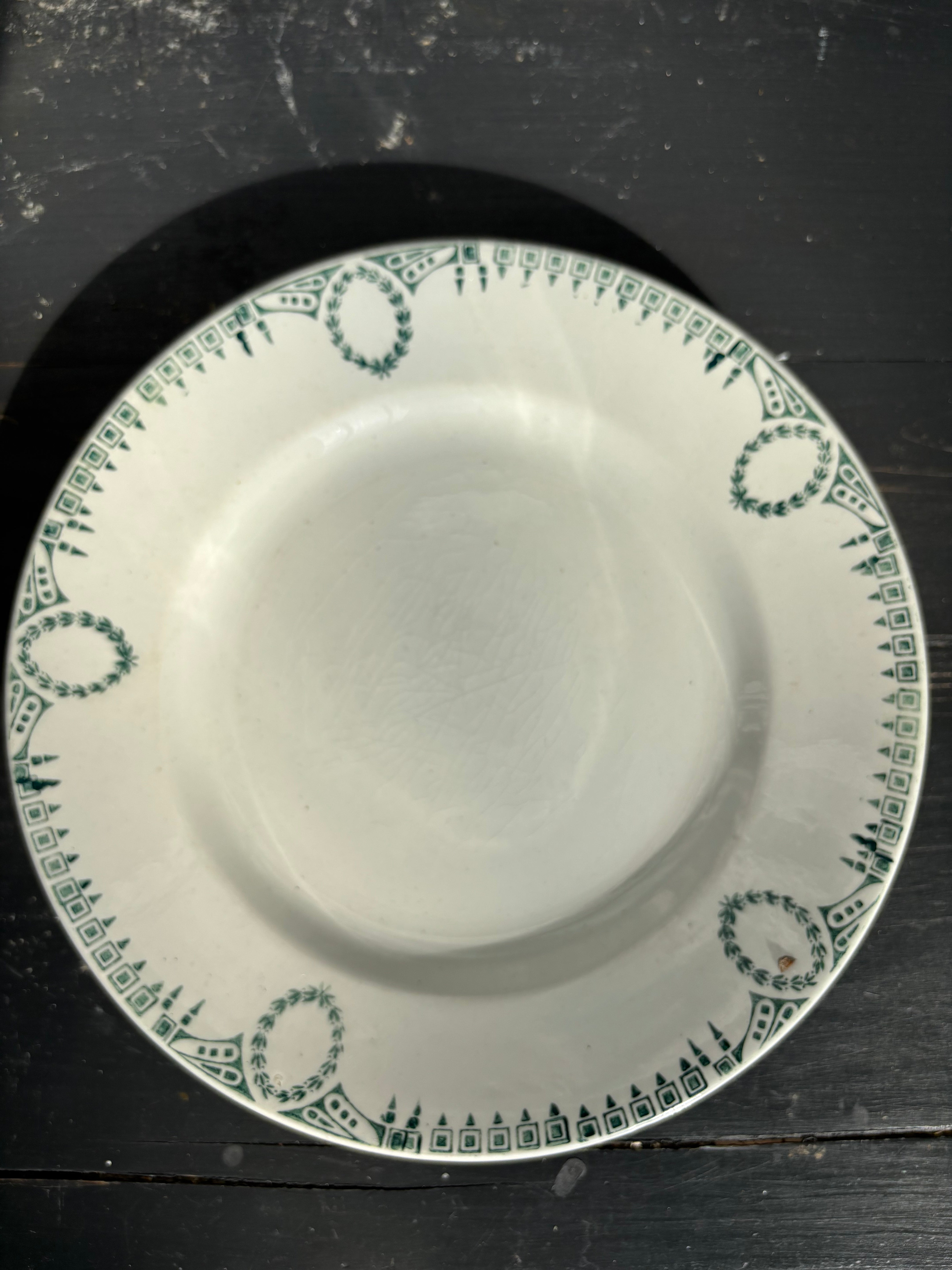 Fransk tallerken, Ø20 cm. - 6 stk.