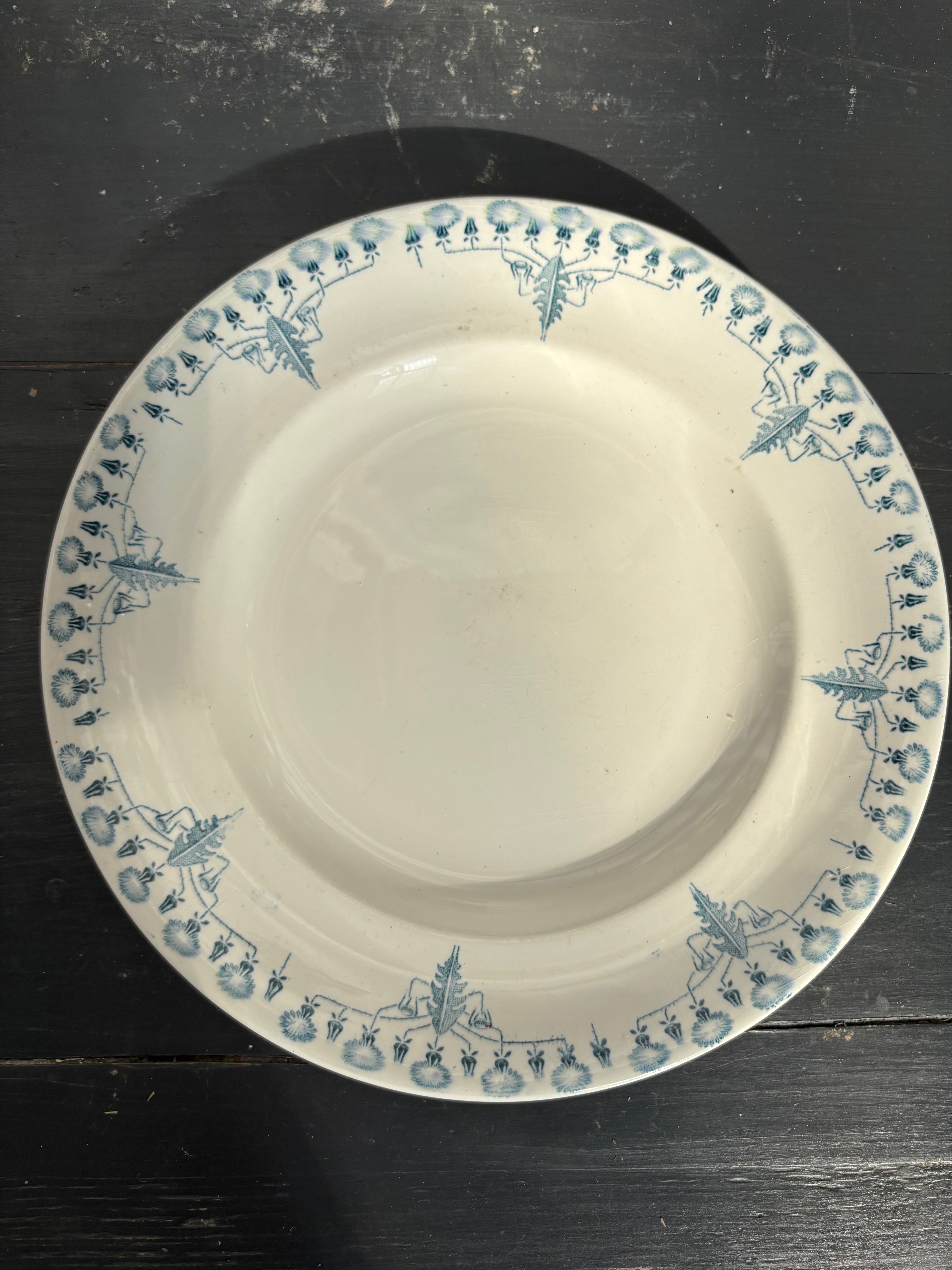 Fransk tallerken, Ø24 cm. - 8 stk.