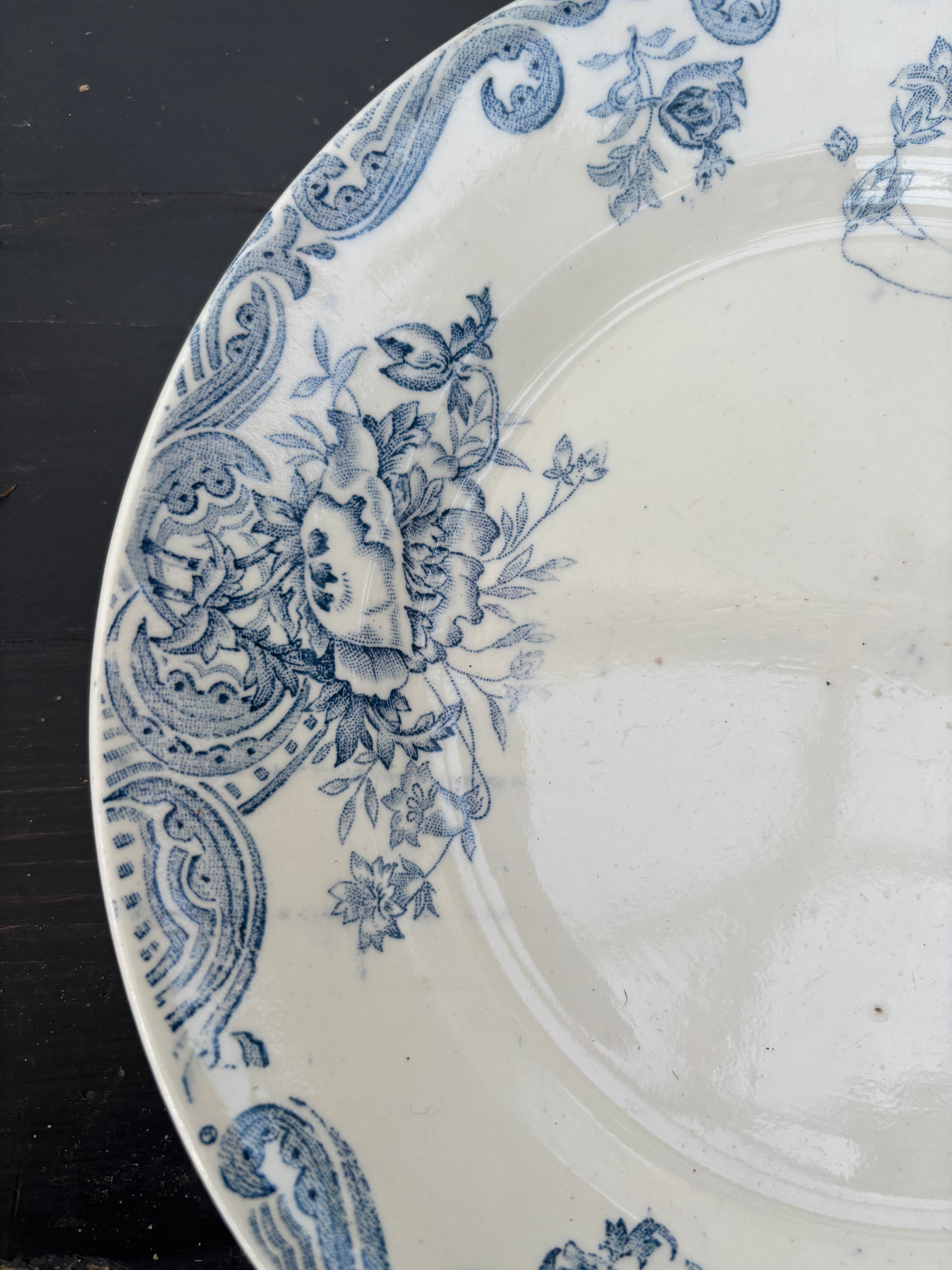 Fransk tallerken, Ø22,5 cm - 6 stk.