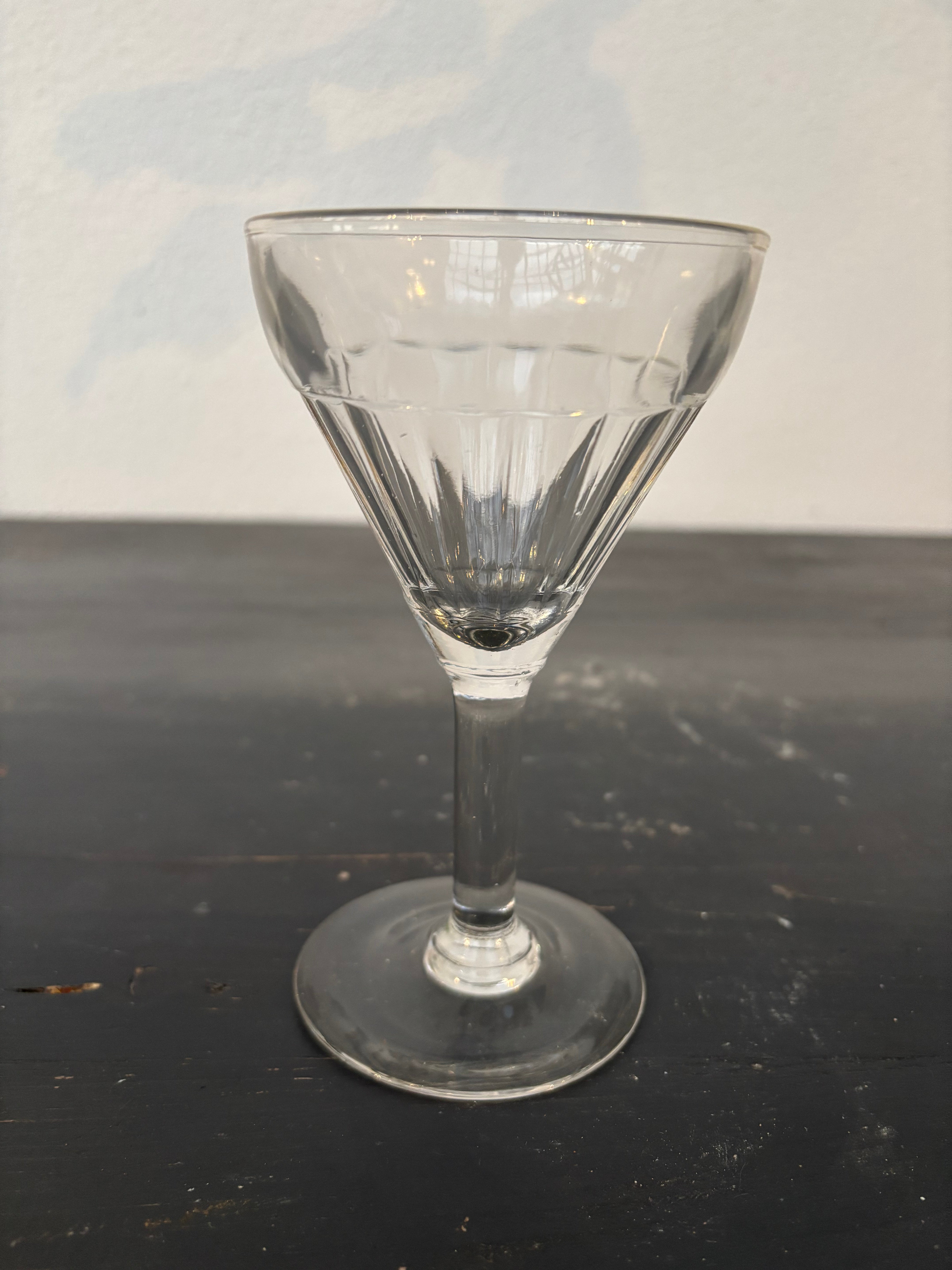 Fransk vinglas, H15 cm.
