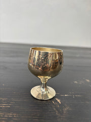 Snapseglas i sølv, H6 cm.