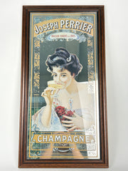 Champagnespejl, 68x36 cm