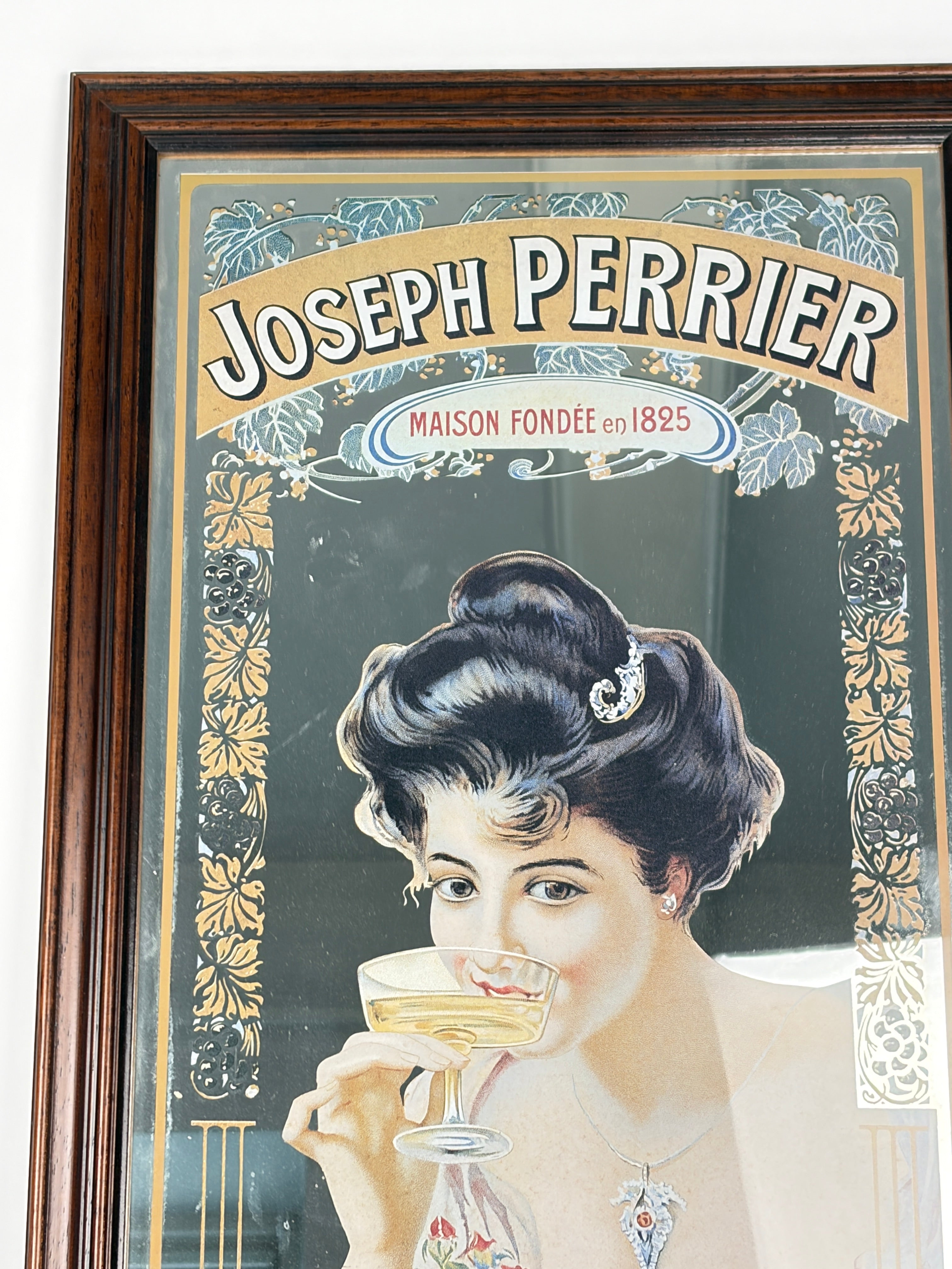 Champagnespejl, 68x36 cm