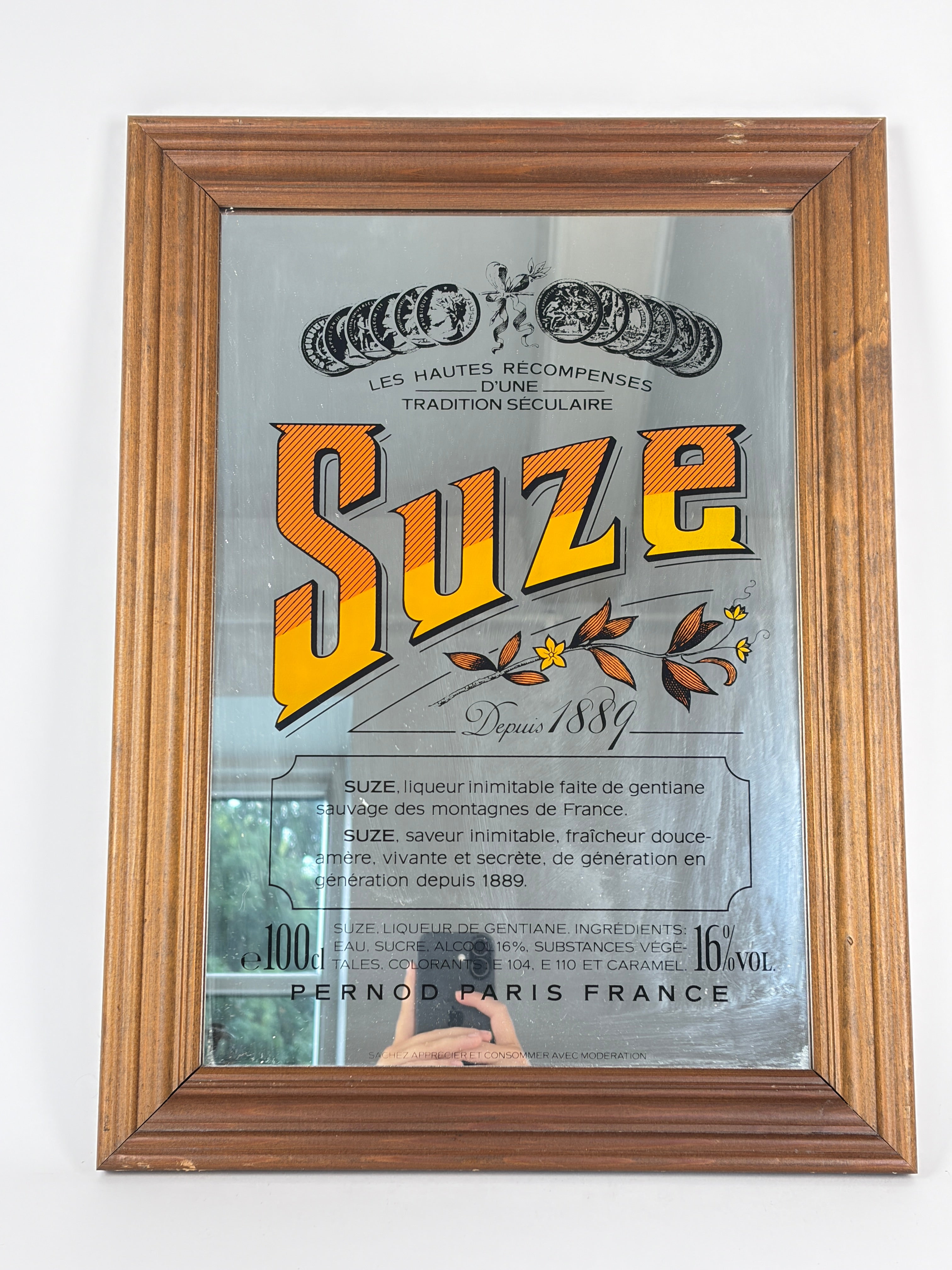 Suze-spejl, 47x35 cm
