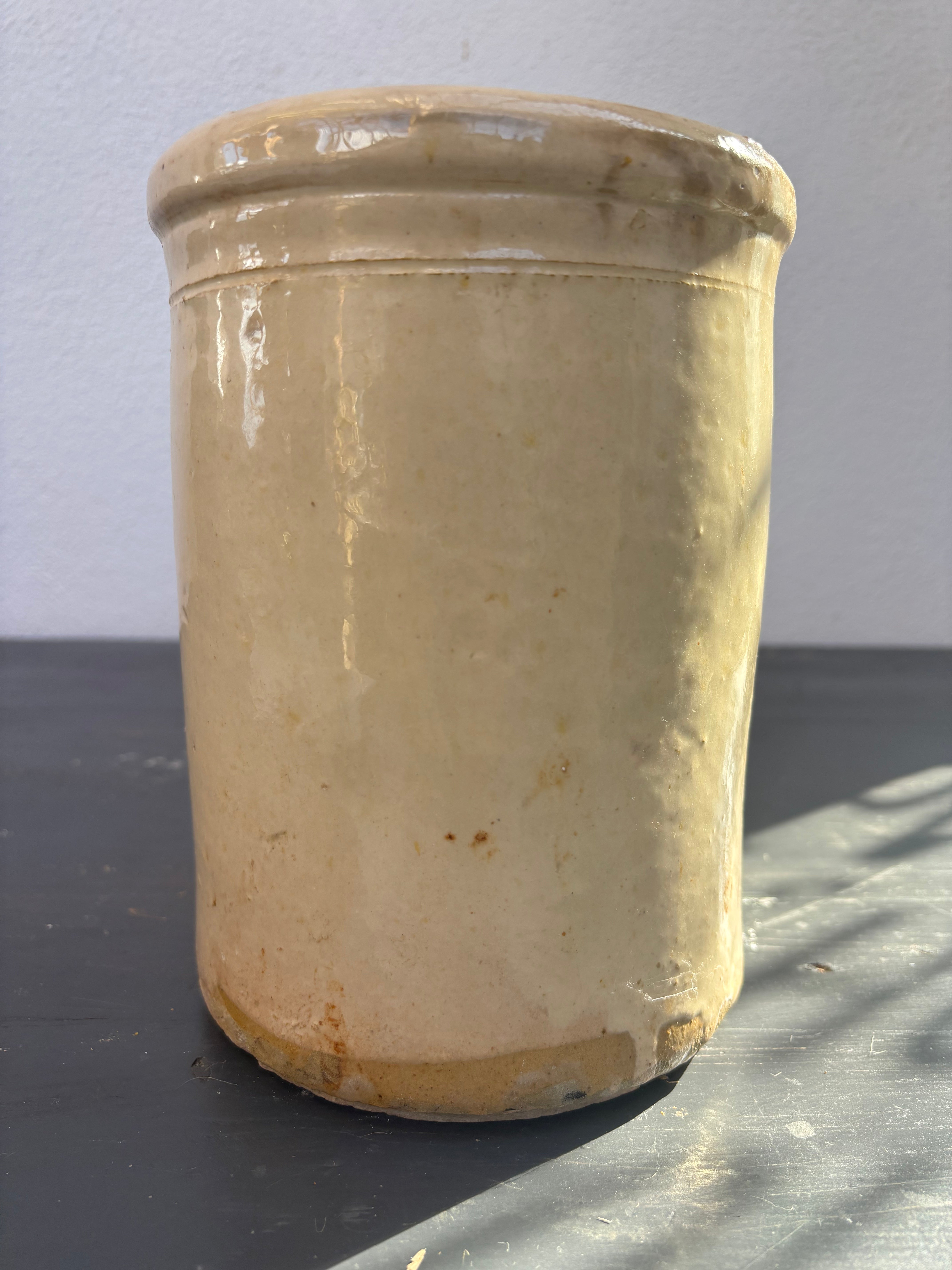 Italiensk krukke, h21 cm.