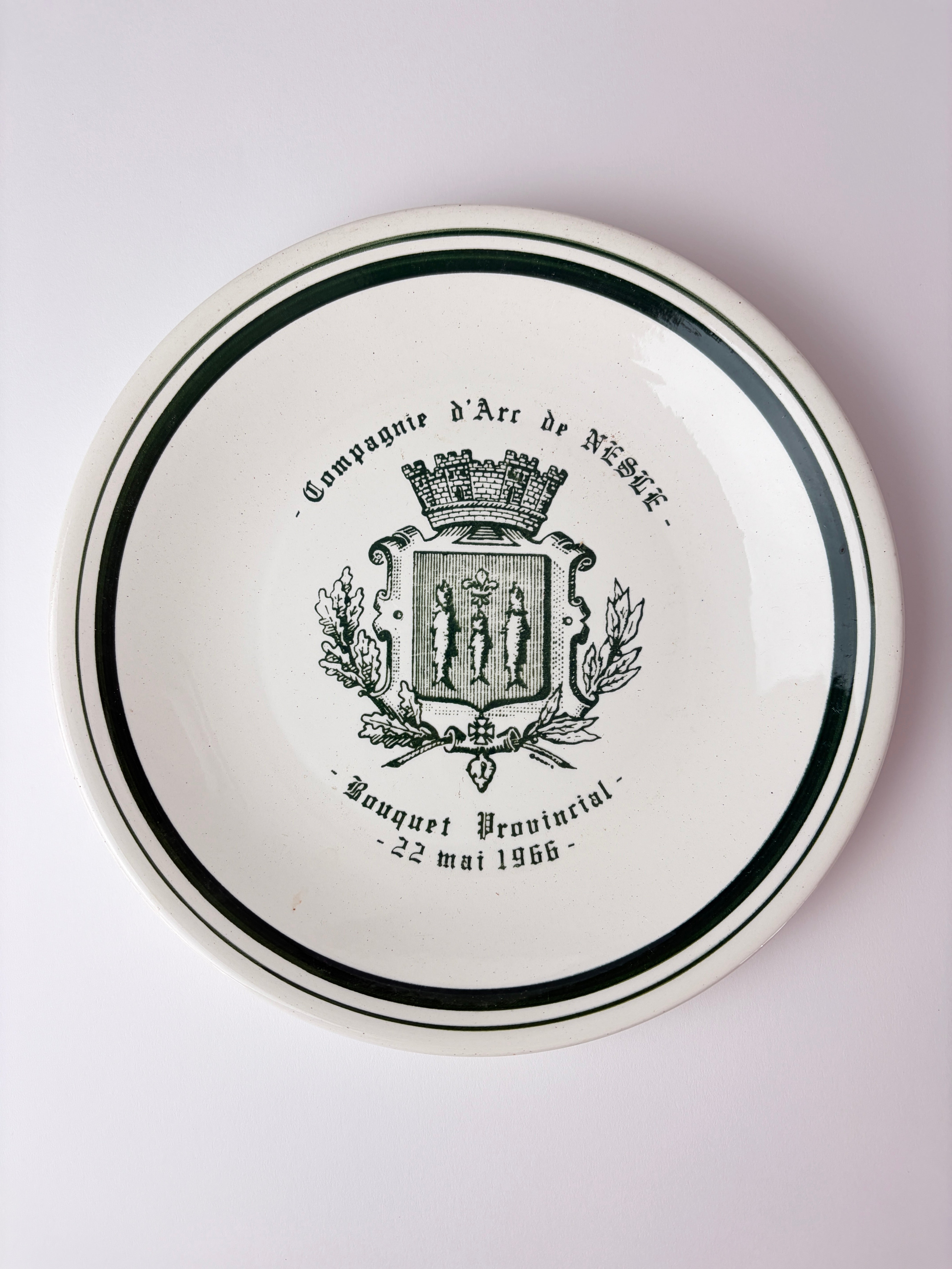 Franske tallerkener, Ø24 cm - 6 stk.
