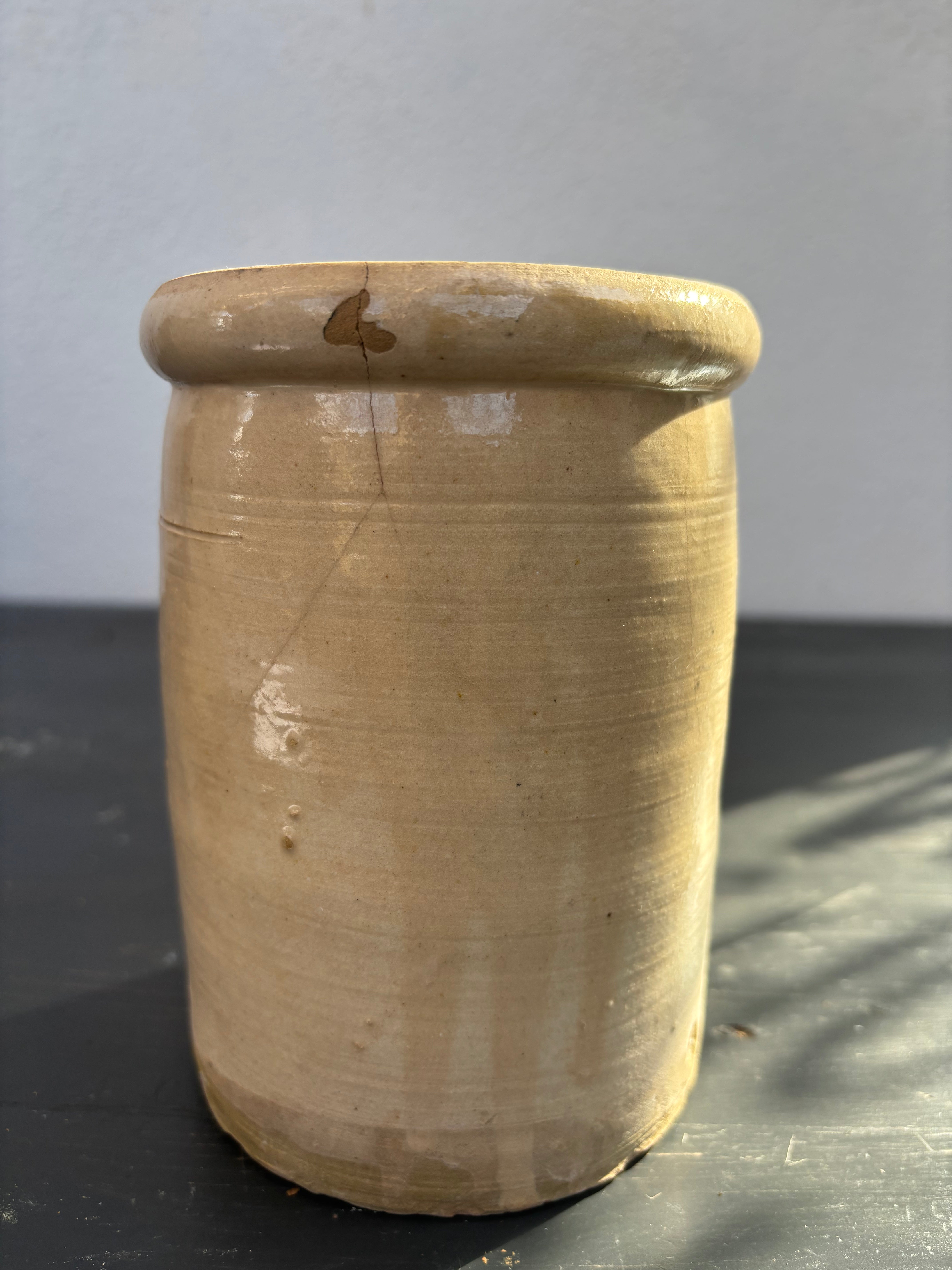 Italiensk krukke, h15 cm.