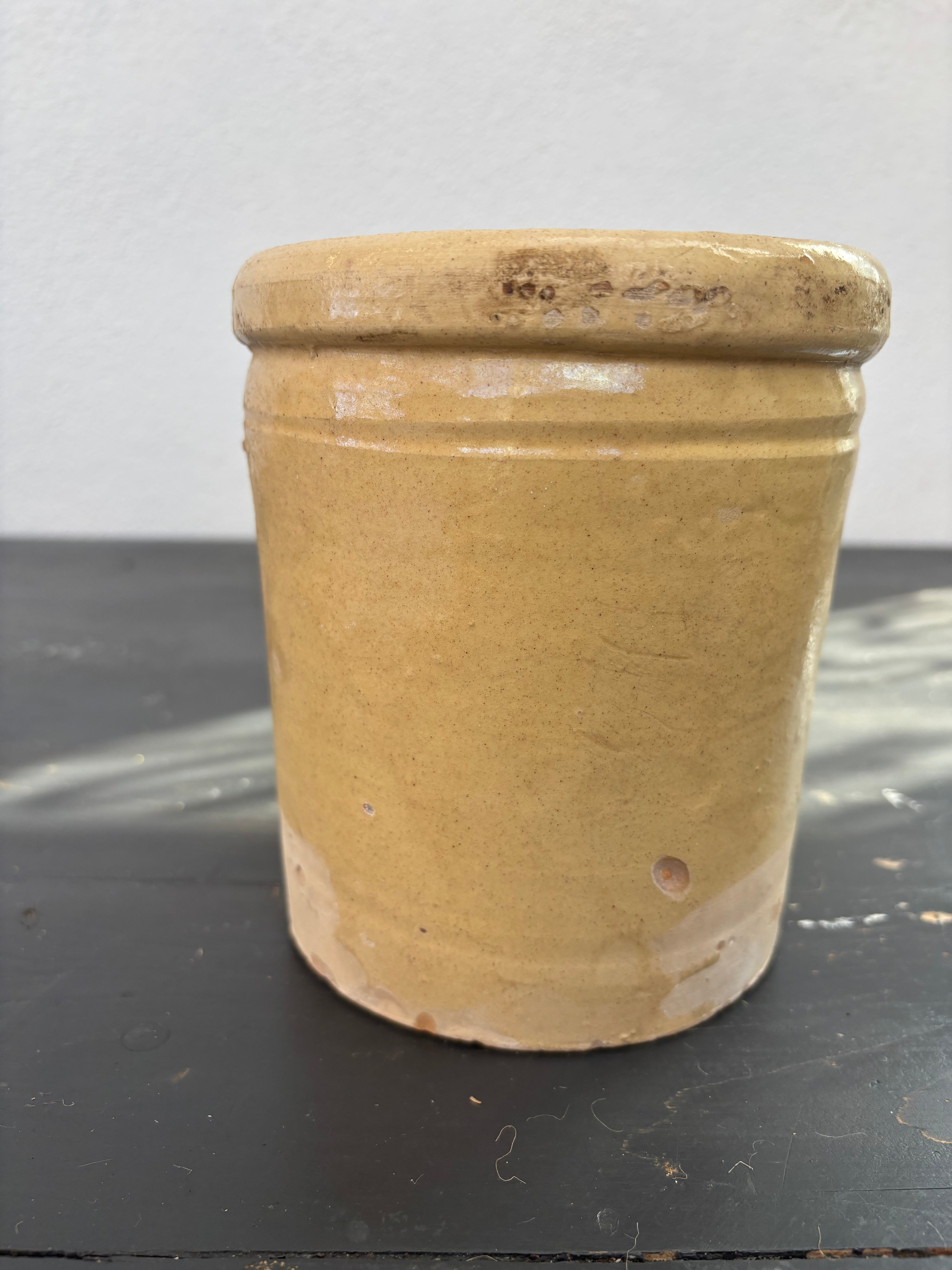 Italiensk krukke, h16 cm.