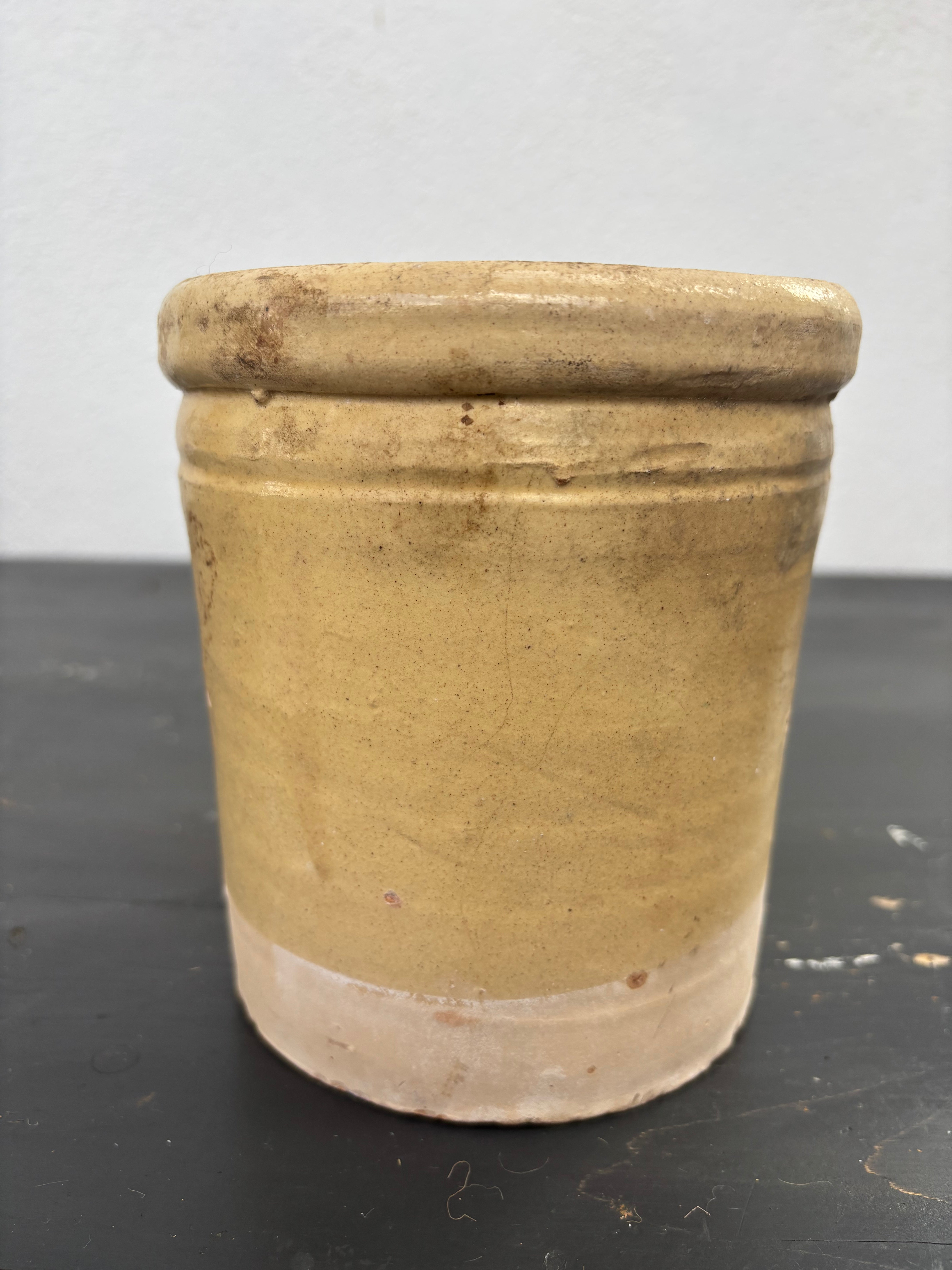 Italiensk krukke, h16 cm.