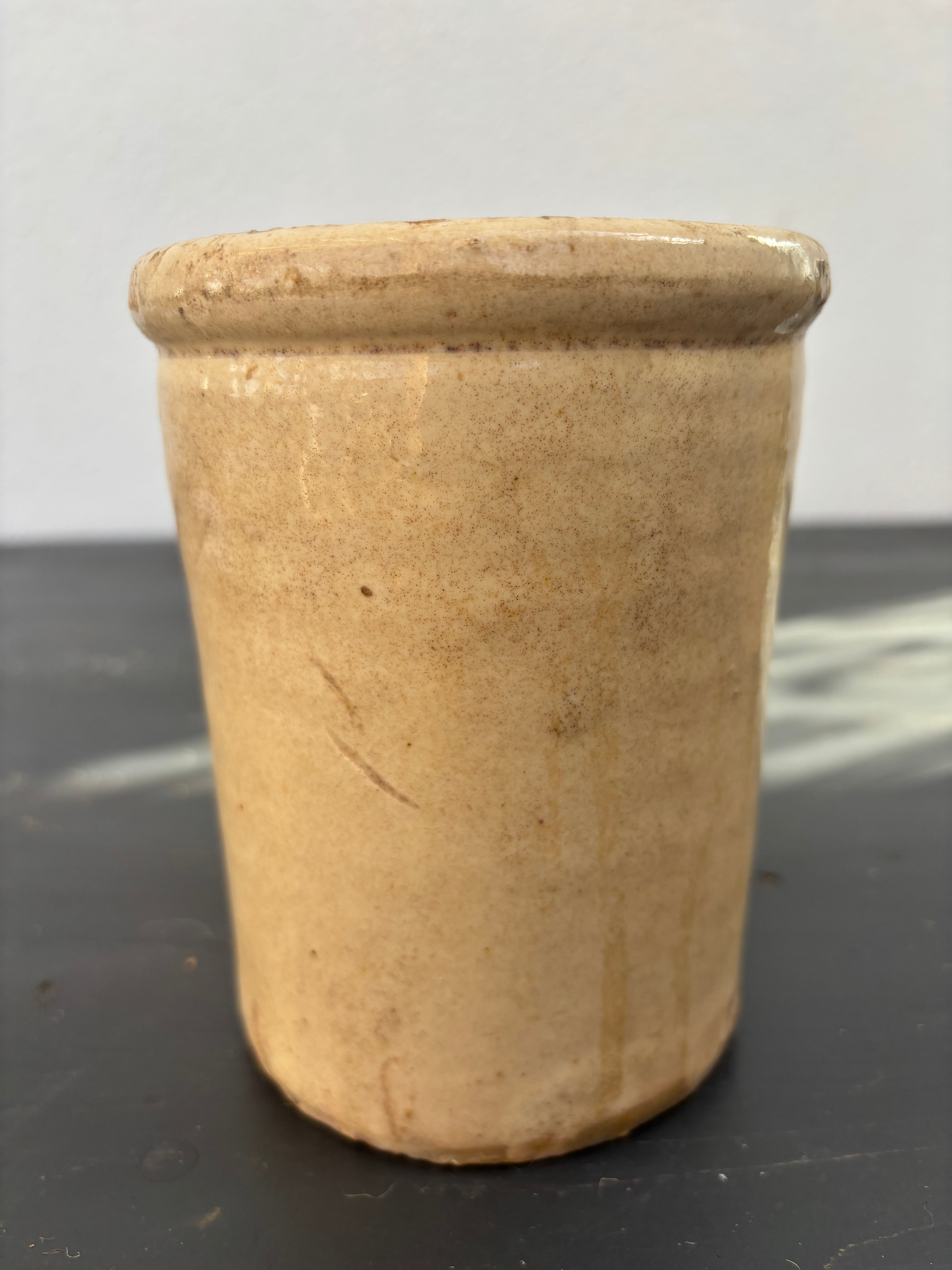 Italiensk krukke, h15 cm.