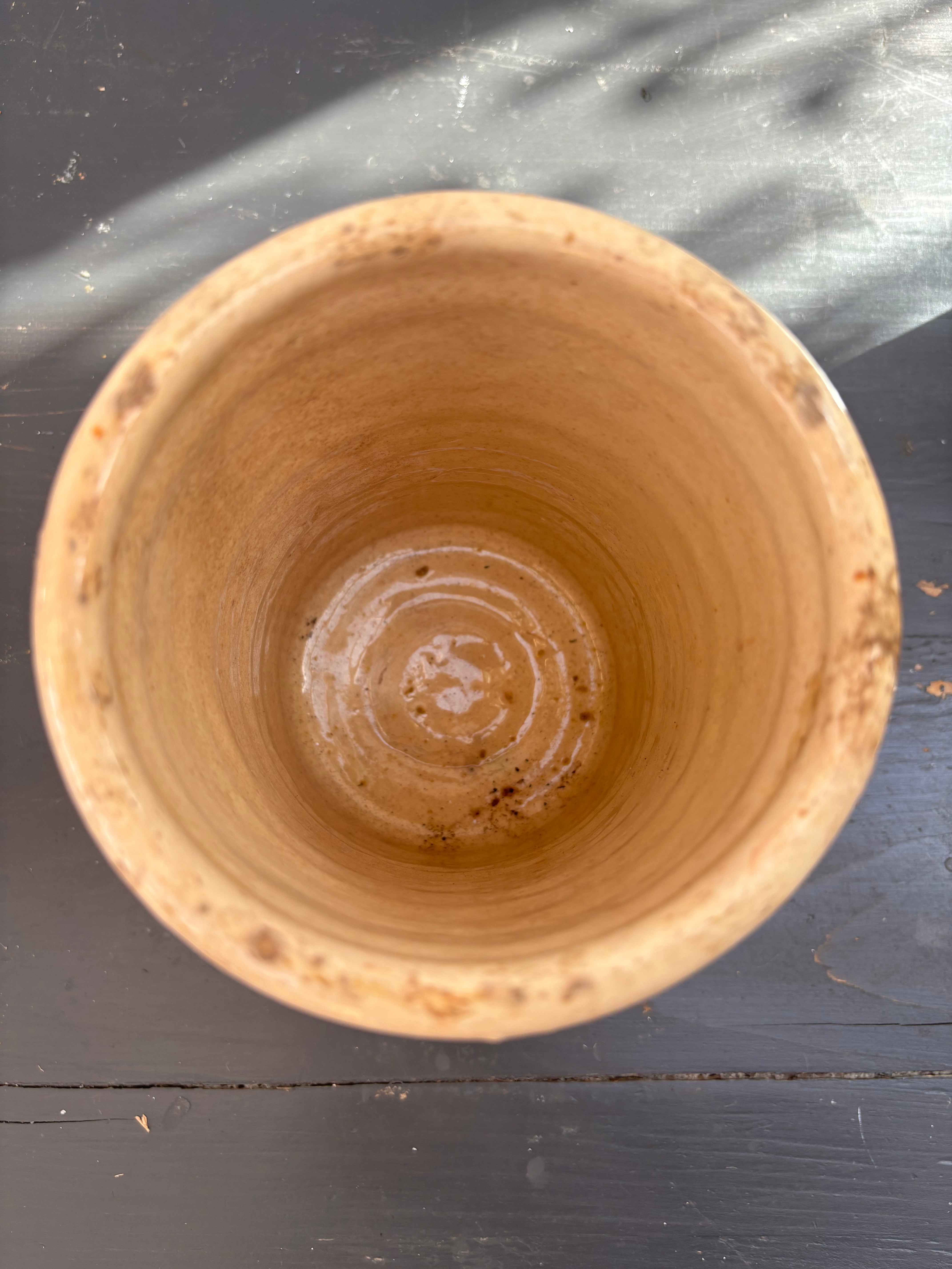 Italiensk krukke, h15 cm.