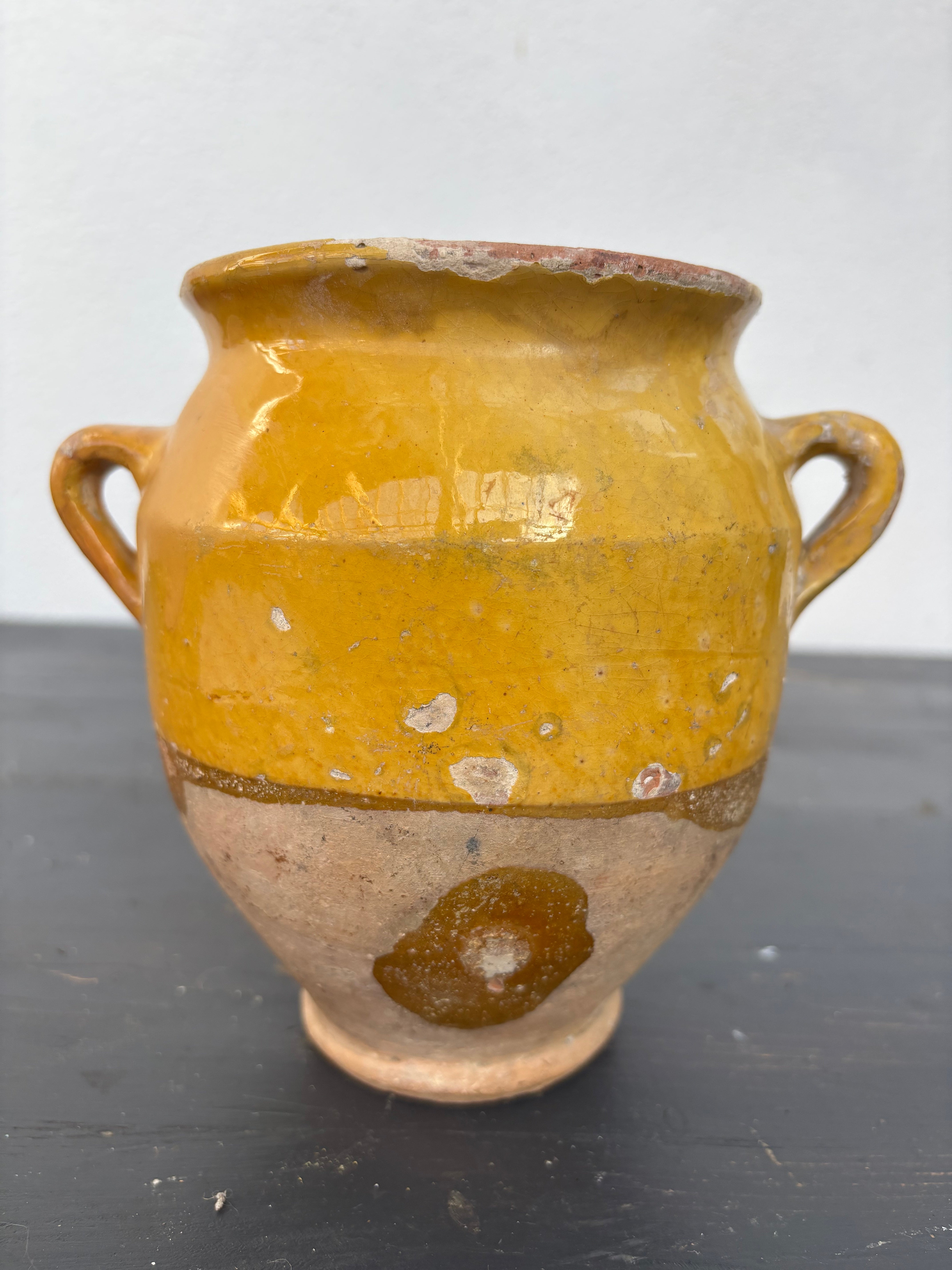 Fransk confitkrukke, h16 cm.
