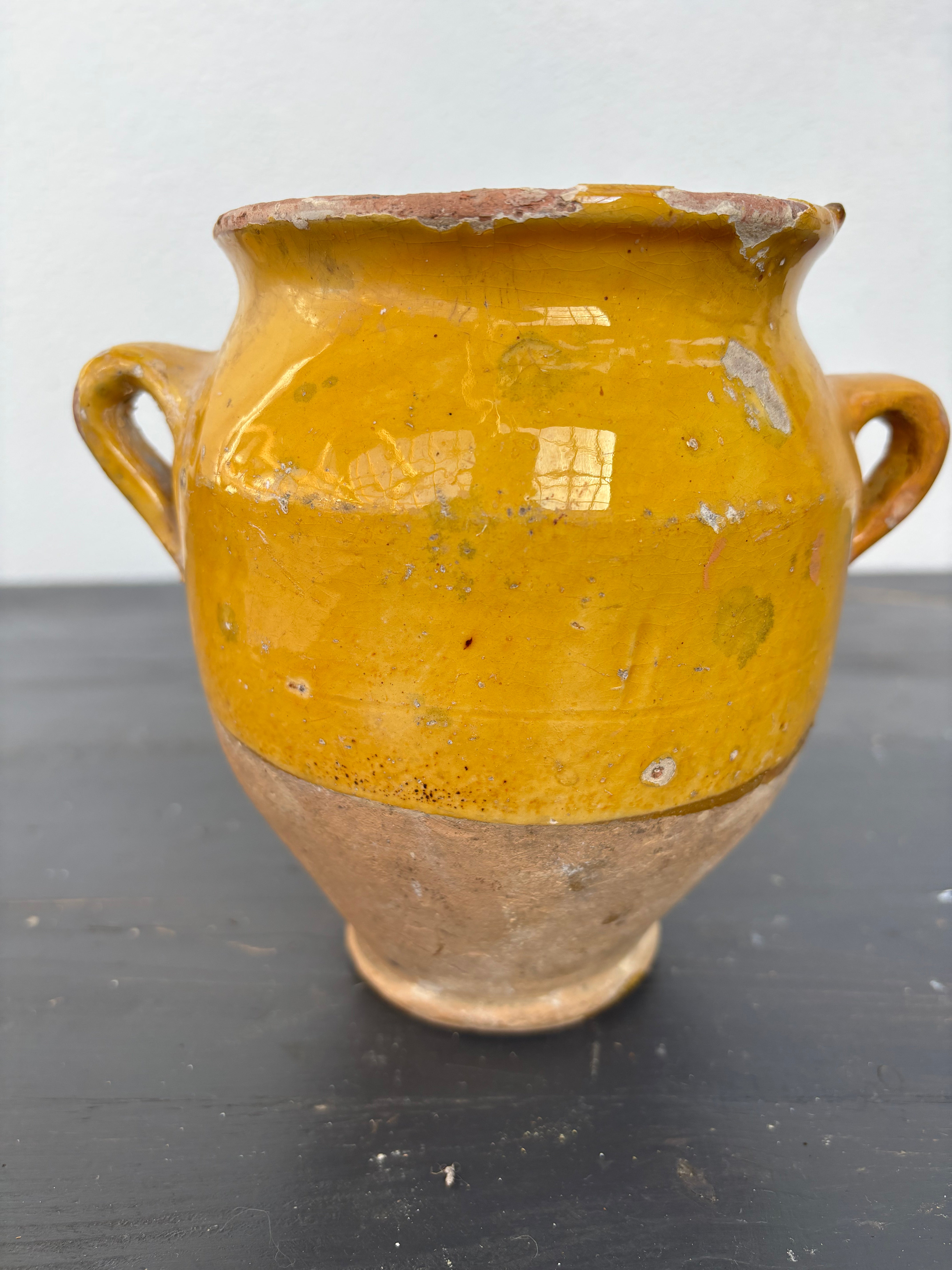 Fransk confitkrukke, h16 cm.