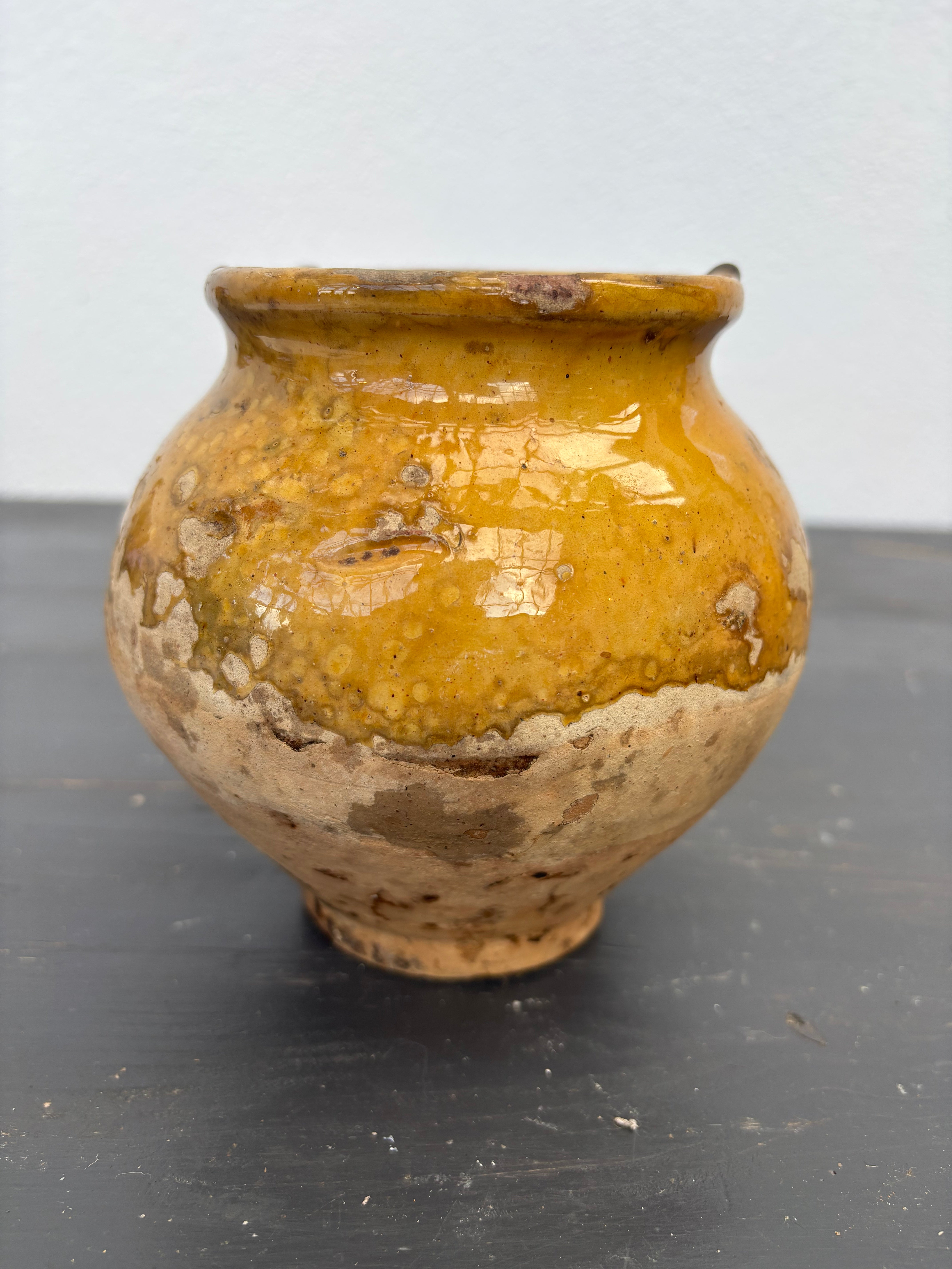 Fransk confitkrukke, 13 cm.