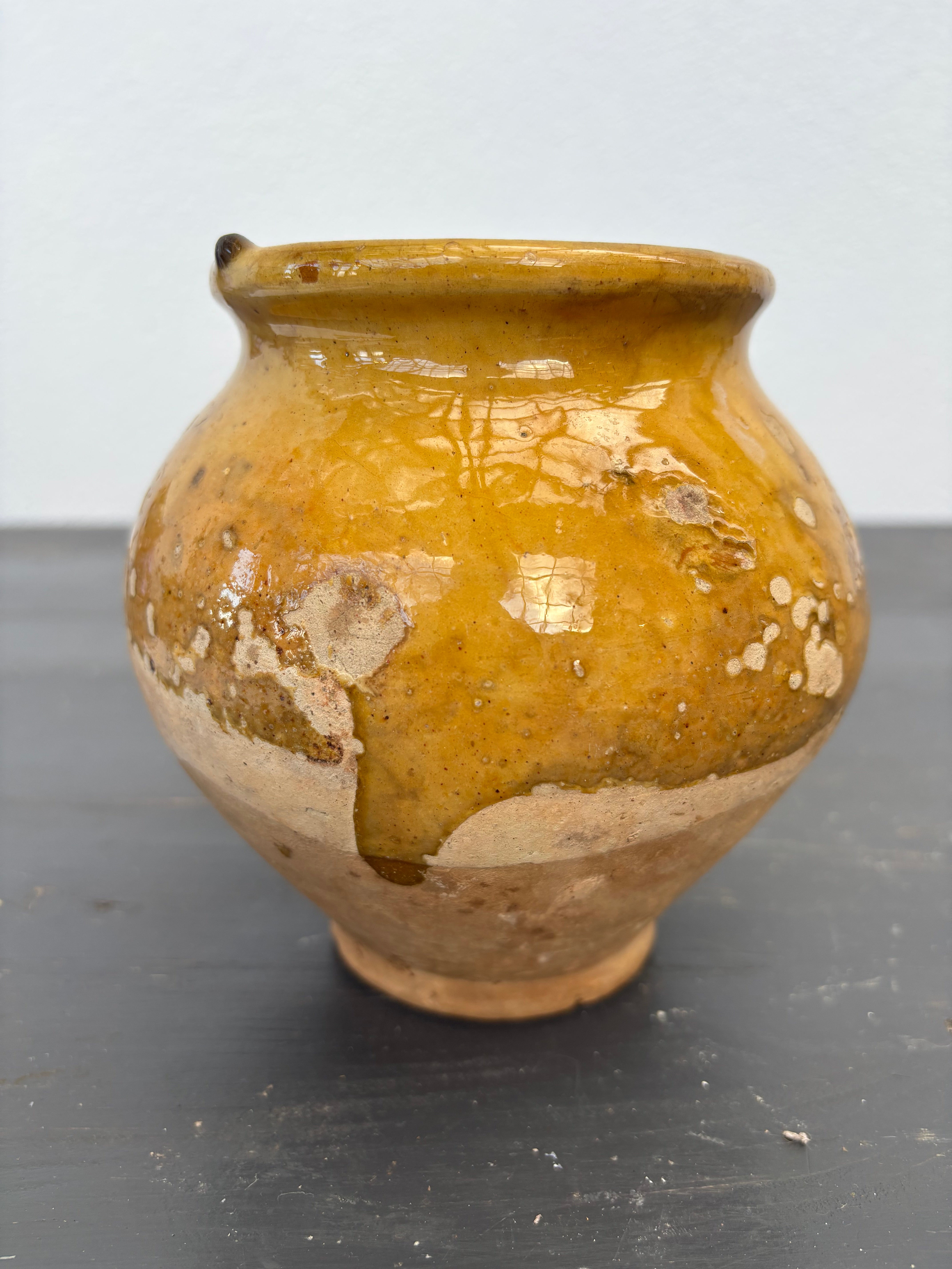 Fransk confitkrukke, 13 cm.