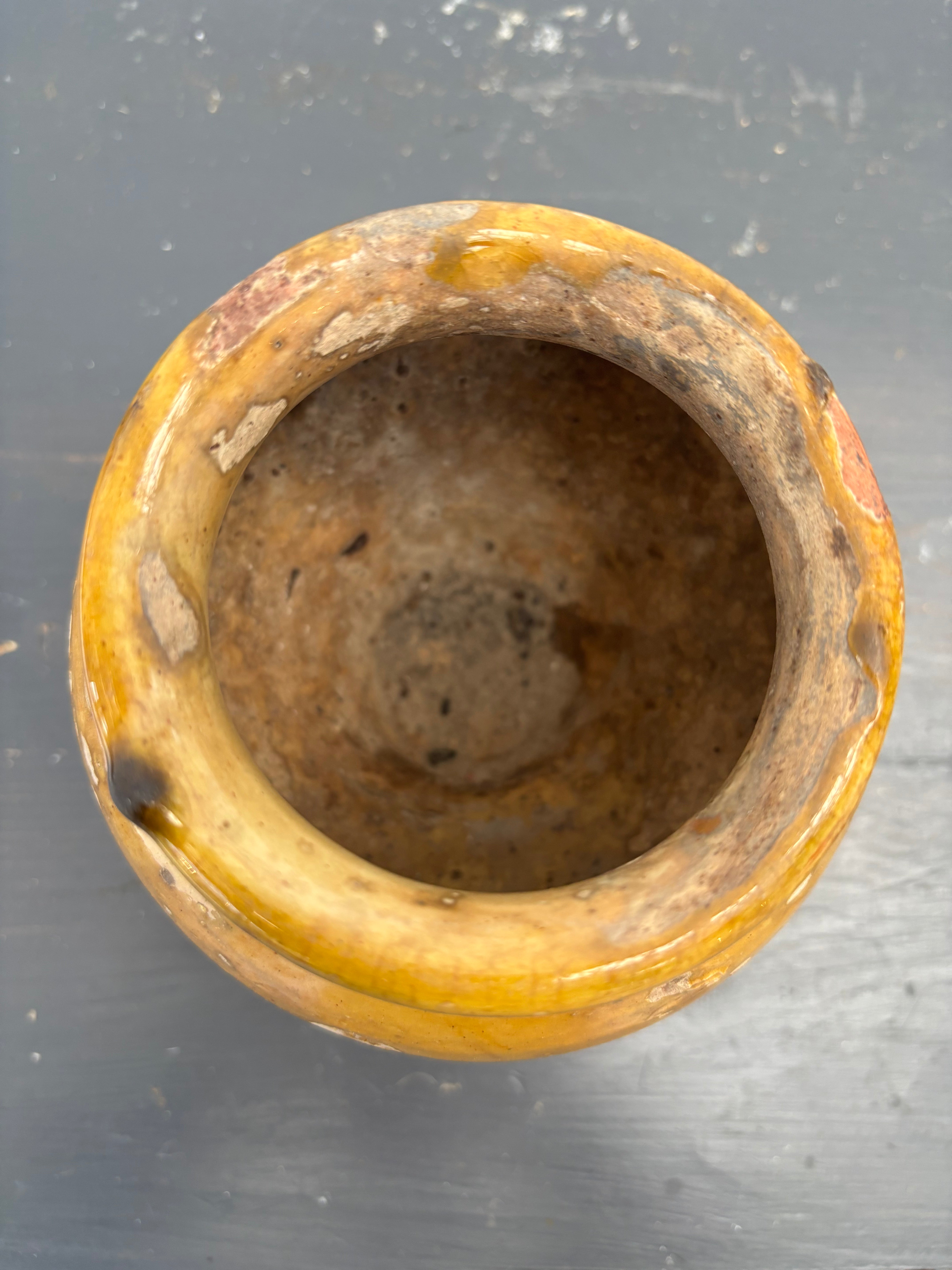 Fransk confitkrukke, 13 cm.