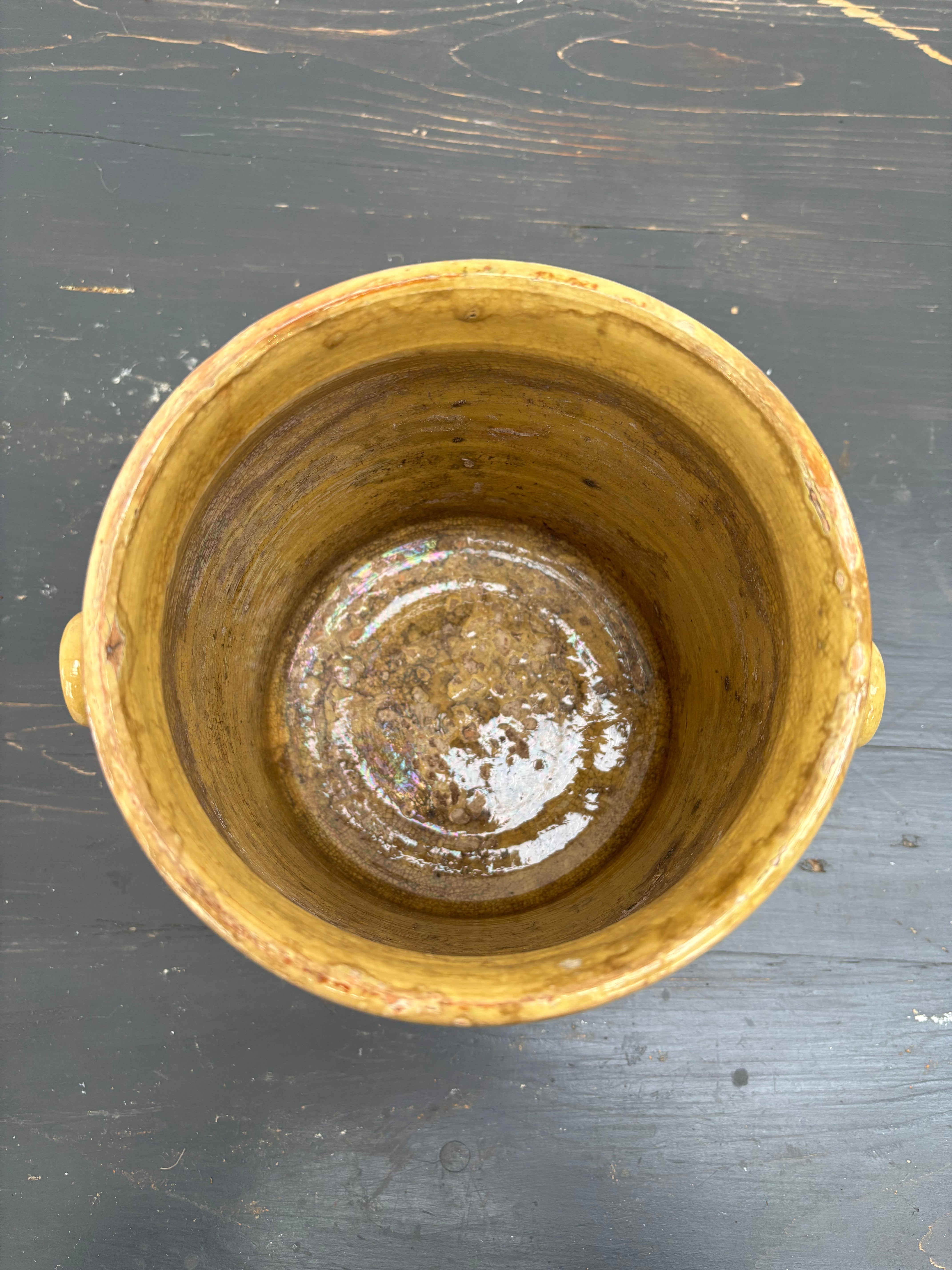 Fransk Lyon krukke, h16 cm.