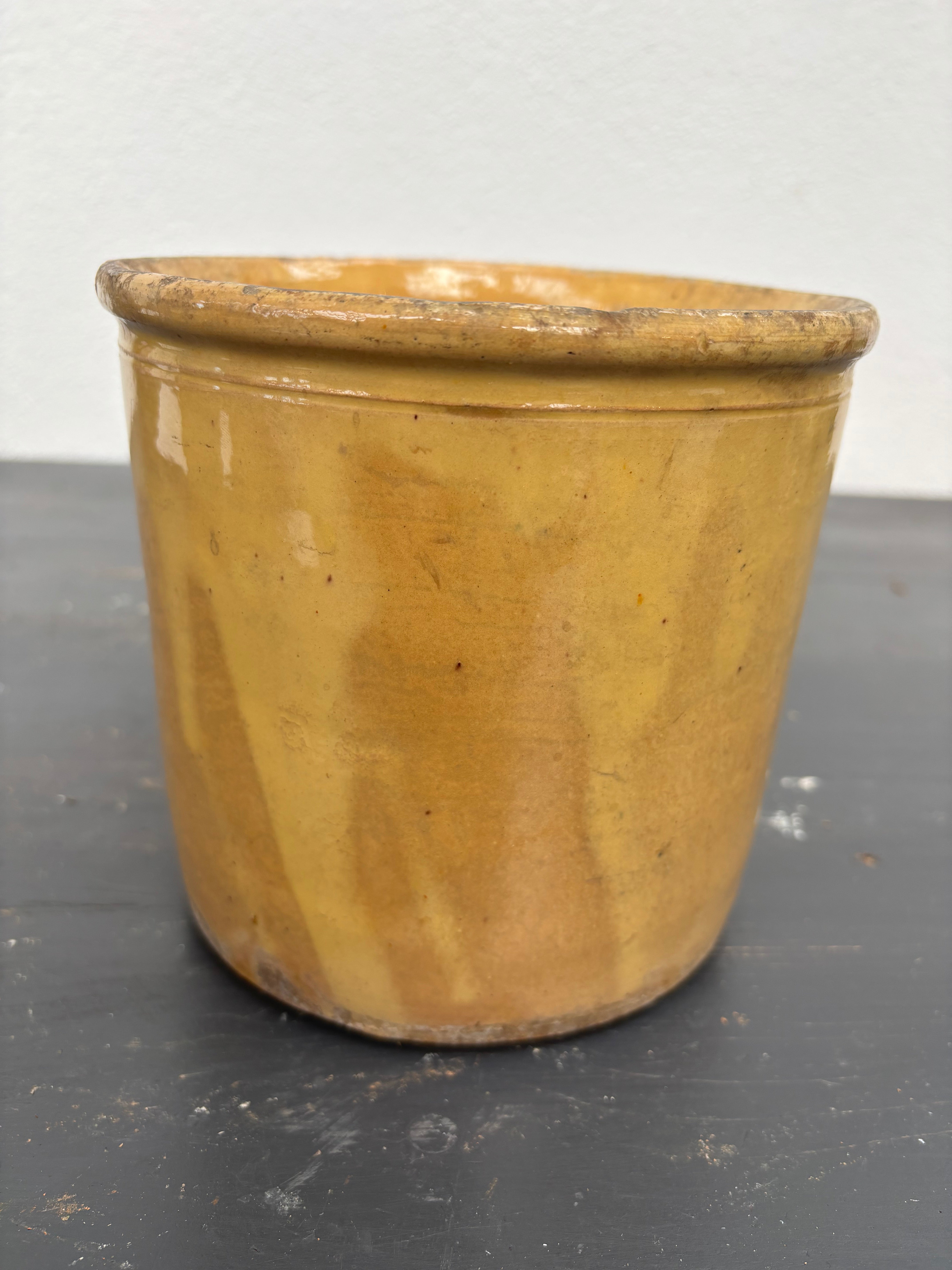 Fransk Lyon krukke, h 15 cm.
