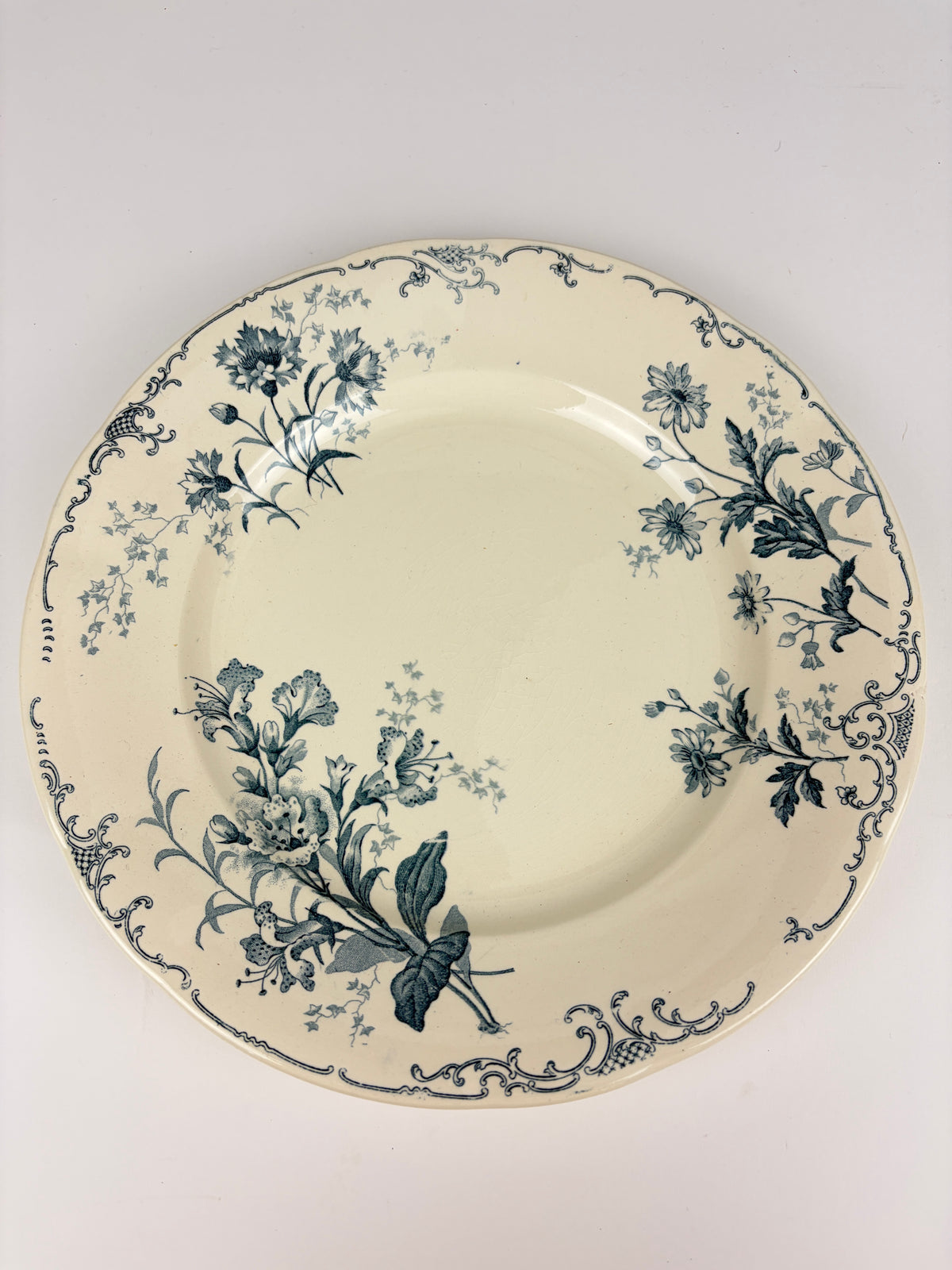 Franske tallerkener, Ø25,5 cm - 6 stk.