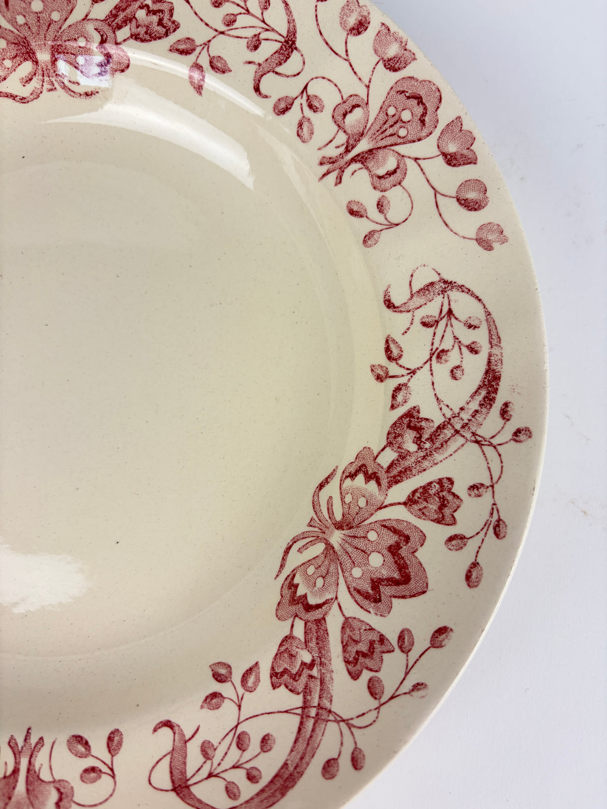 Dybe franske tallerkener, Ø24 cm - 6 stk.