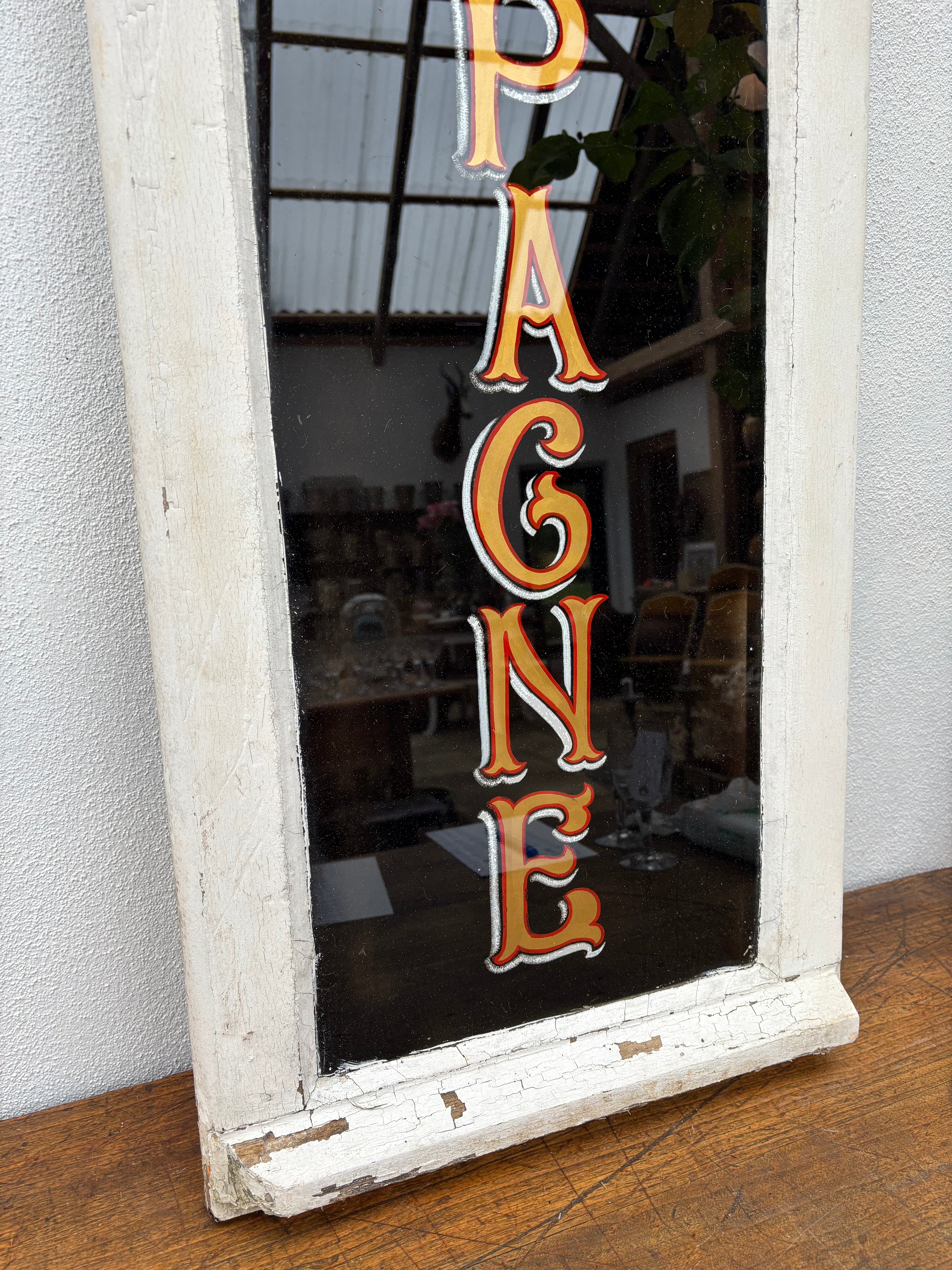 Champagne sign