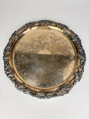 Sølvbakke, Ø44 cm
