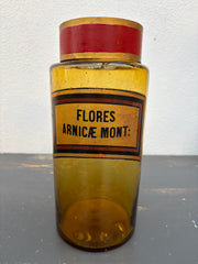 Old French apothecary glass