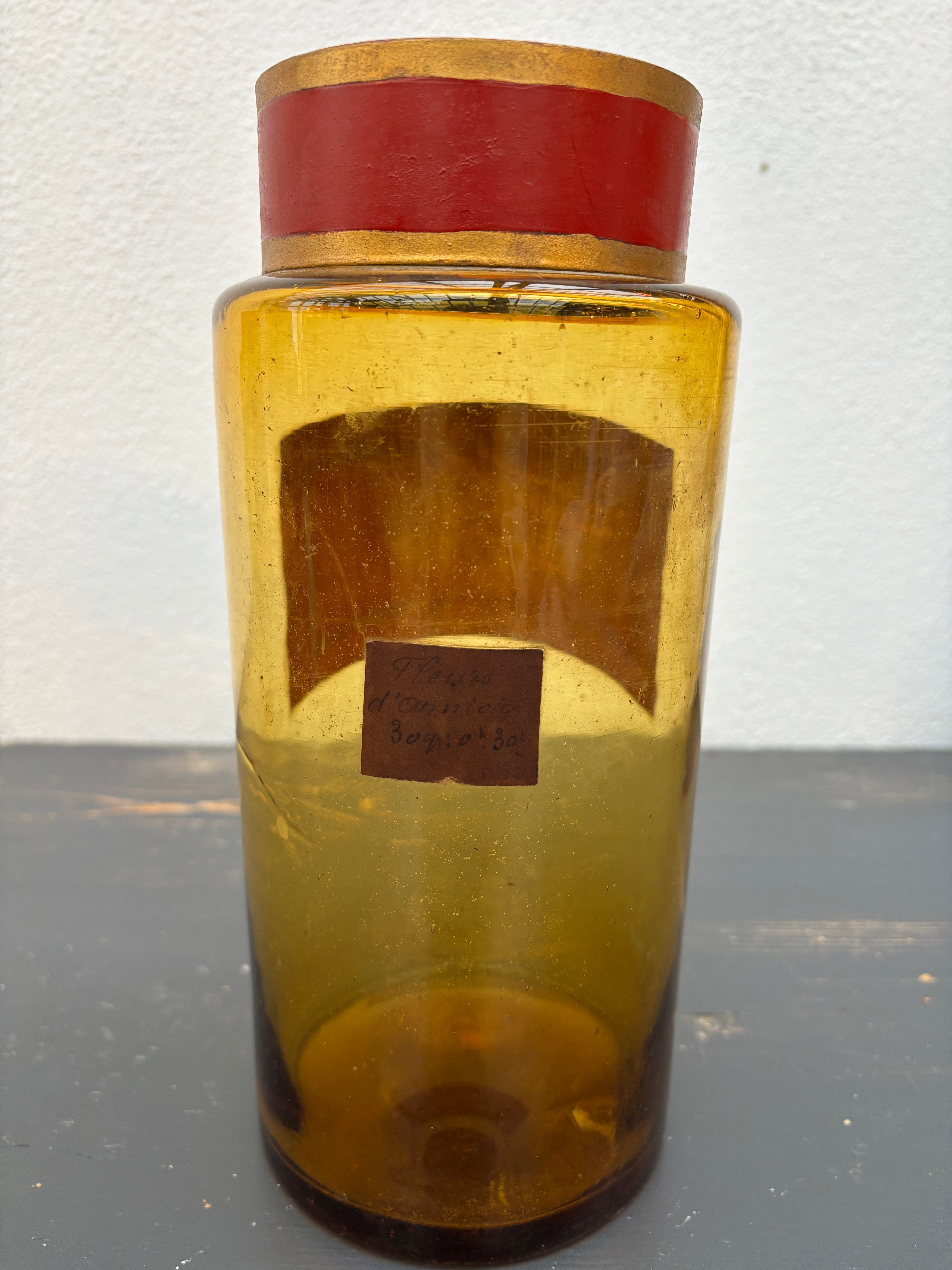 Old French apothecary glass