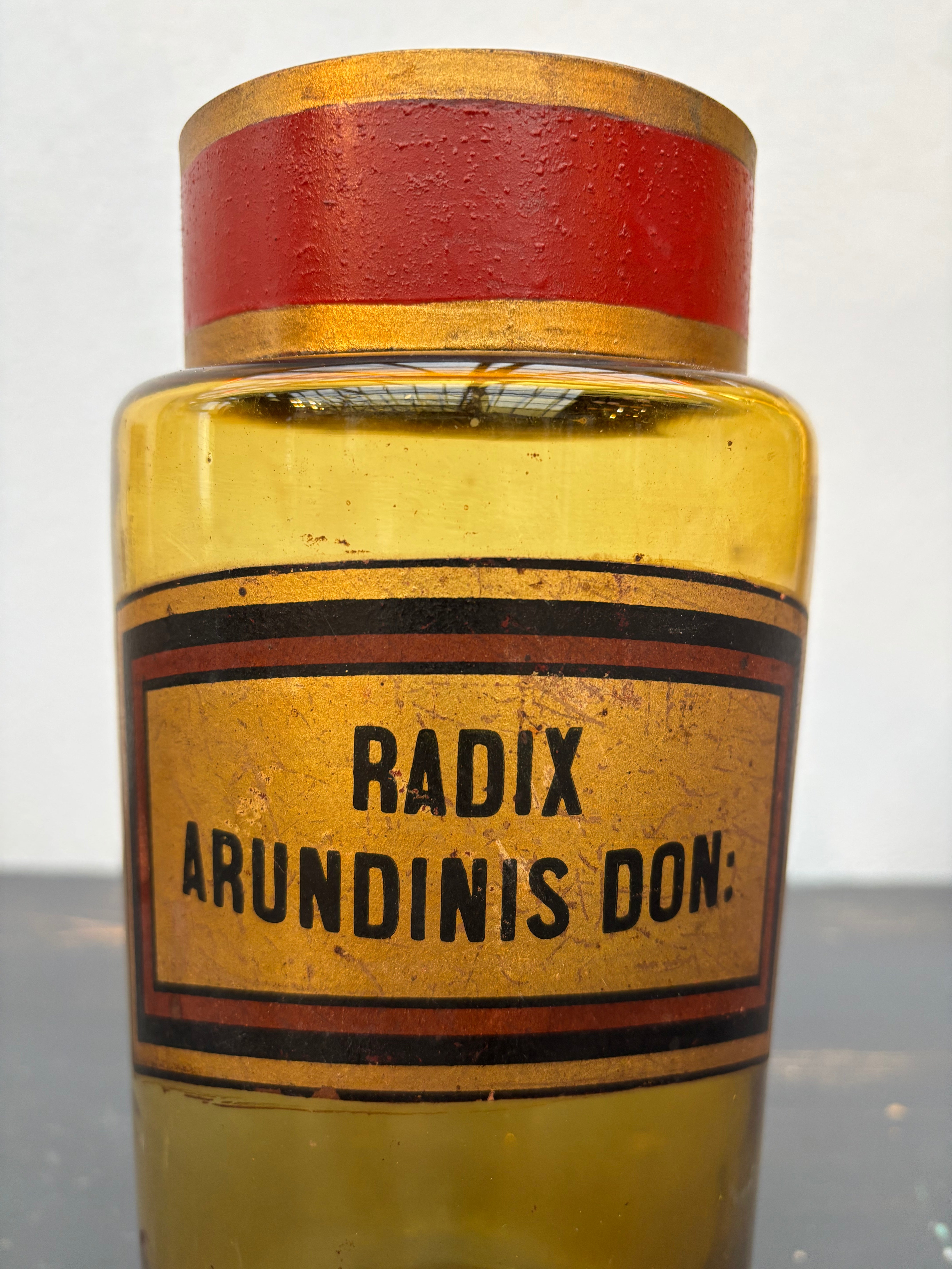 Old French apothecary glass