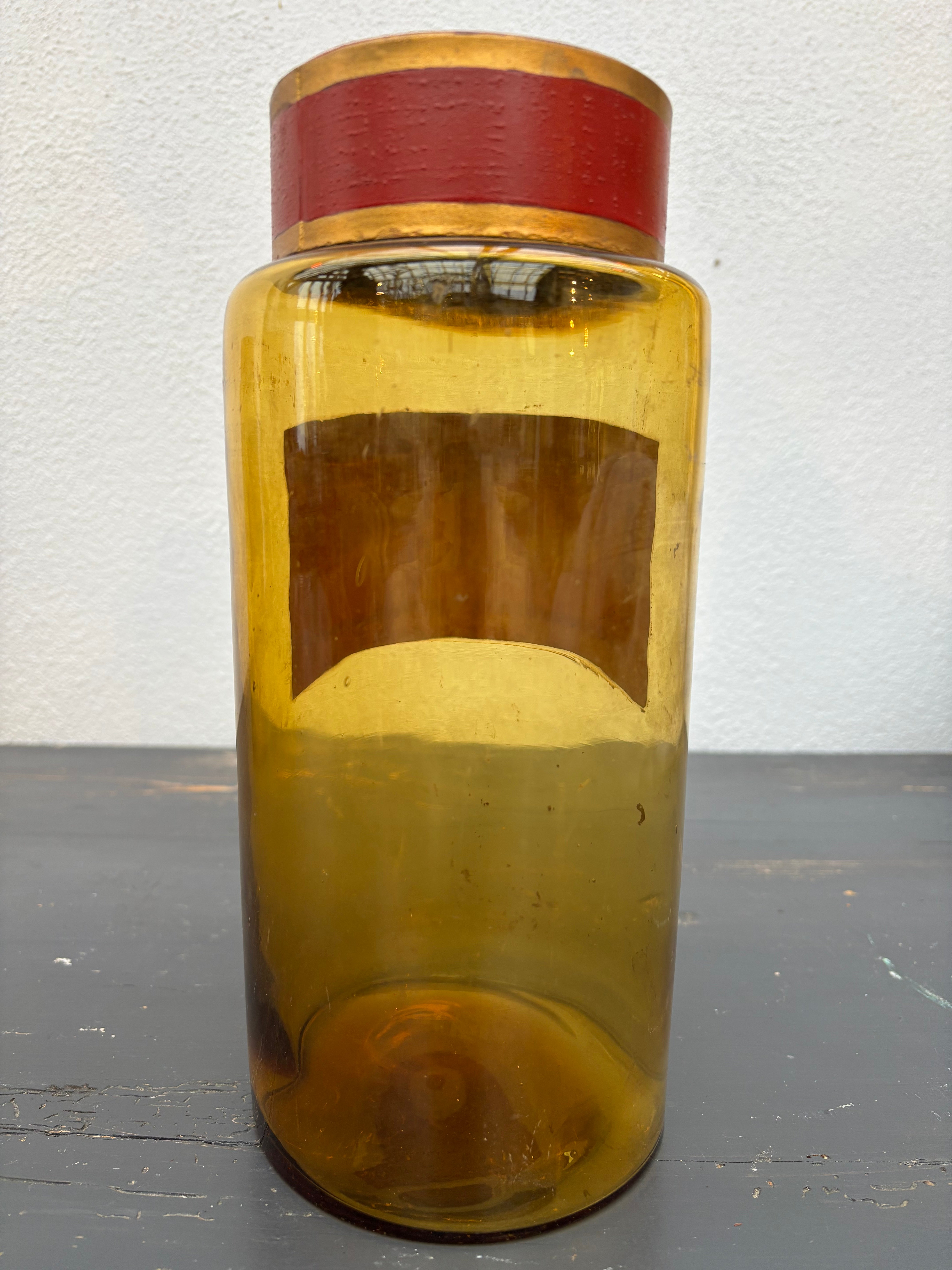 Old French apothecary glass