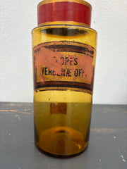 Old French apothecary glass