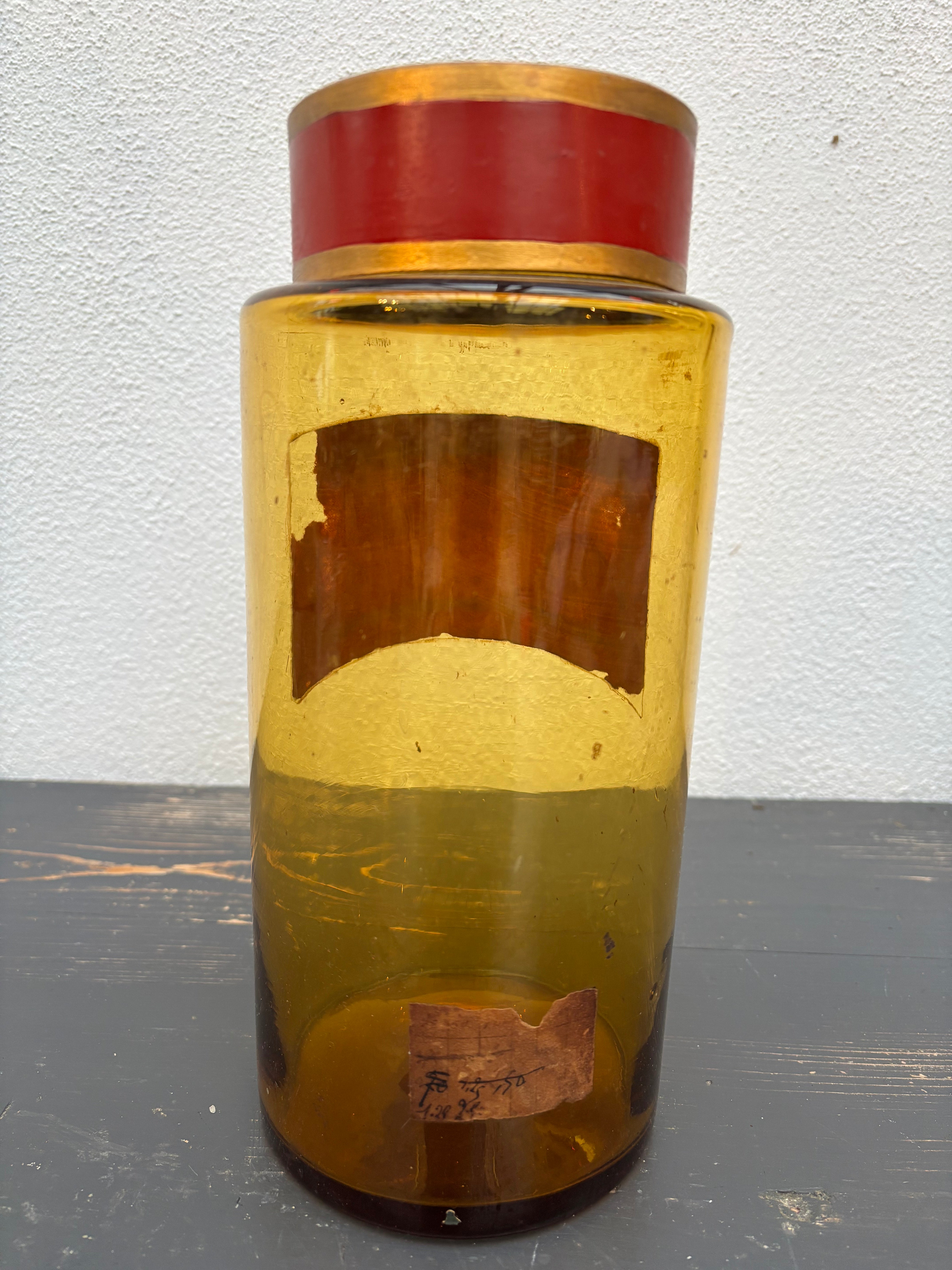 Old French apothecary glass