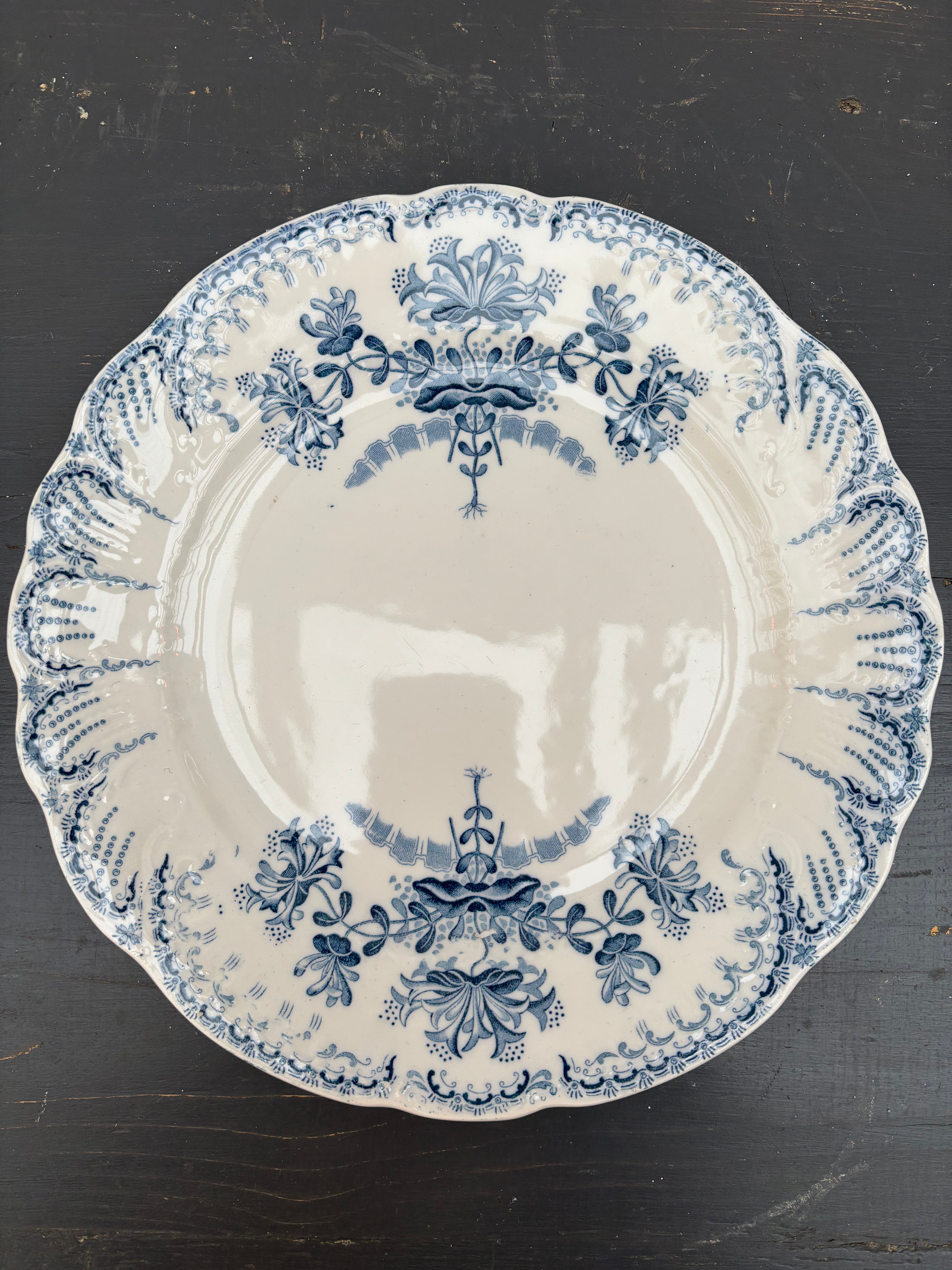 French plate, 6 pieces. Ø25 cm